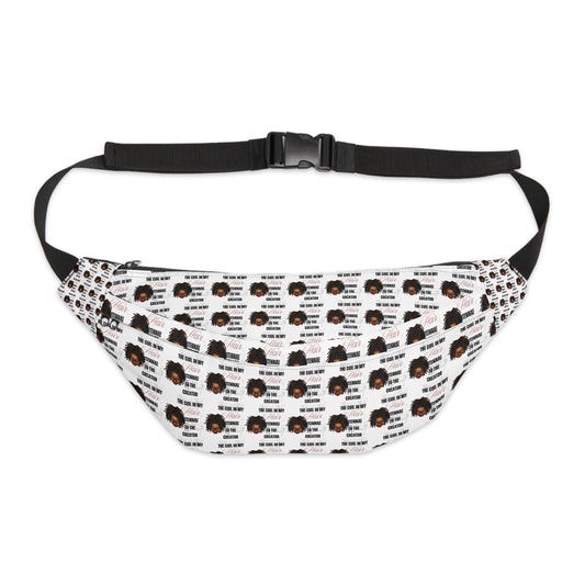 Trendy Large Fanny Pack with Afro Graphic - Perfect for Festivals and Everyday Use
