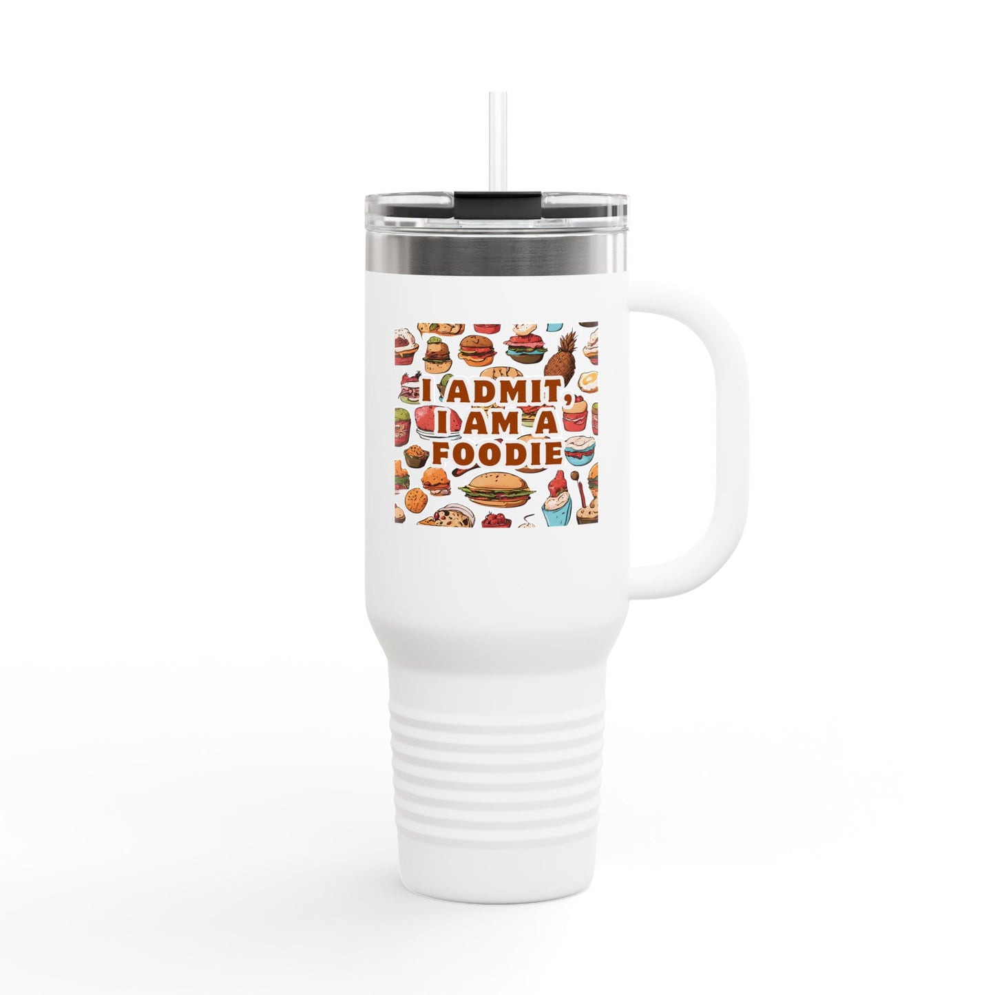 Foodie Insulated Travel Mug - 40oz with Fun Food Designs