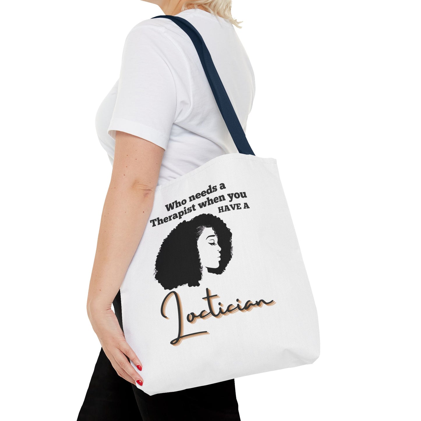 Empowered Loctician Tote Bag - Perfect for Haircare Experts & Therapists