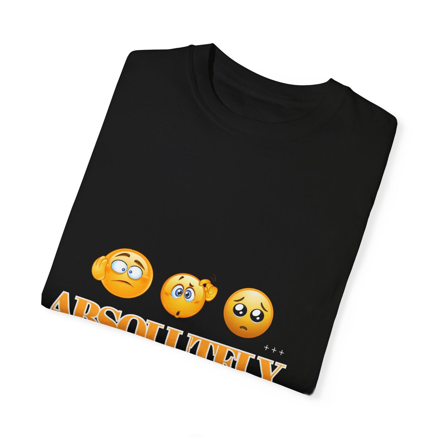 Funny Emoji Unisex T-Shirt - 'Absolutely Maybe' Design