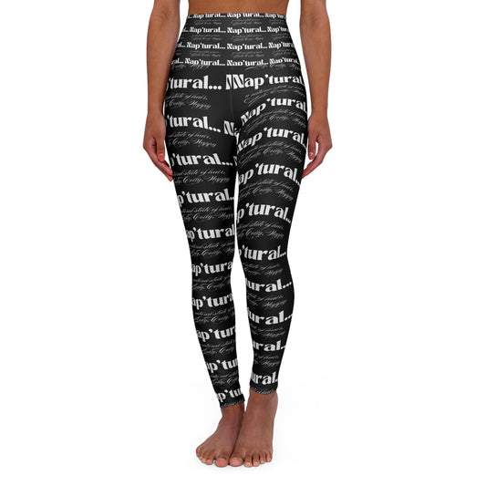 Bold Print High Waisted Yoga Leggings for Active Lifestyle