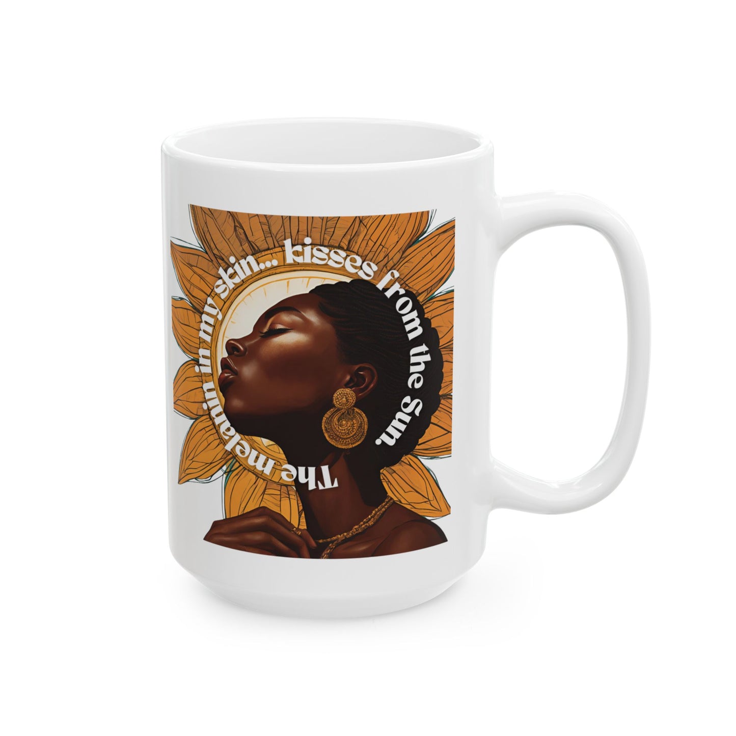 Empowering Sunflower Ceramic Mug - 11oz & 15oz