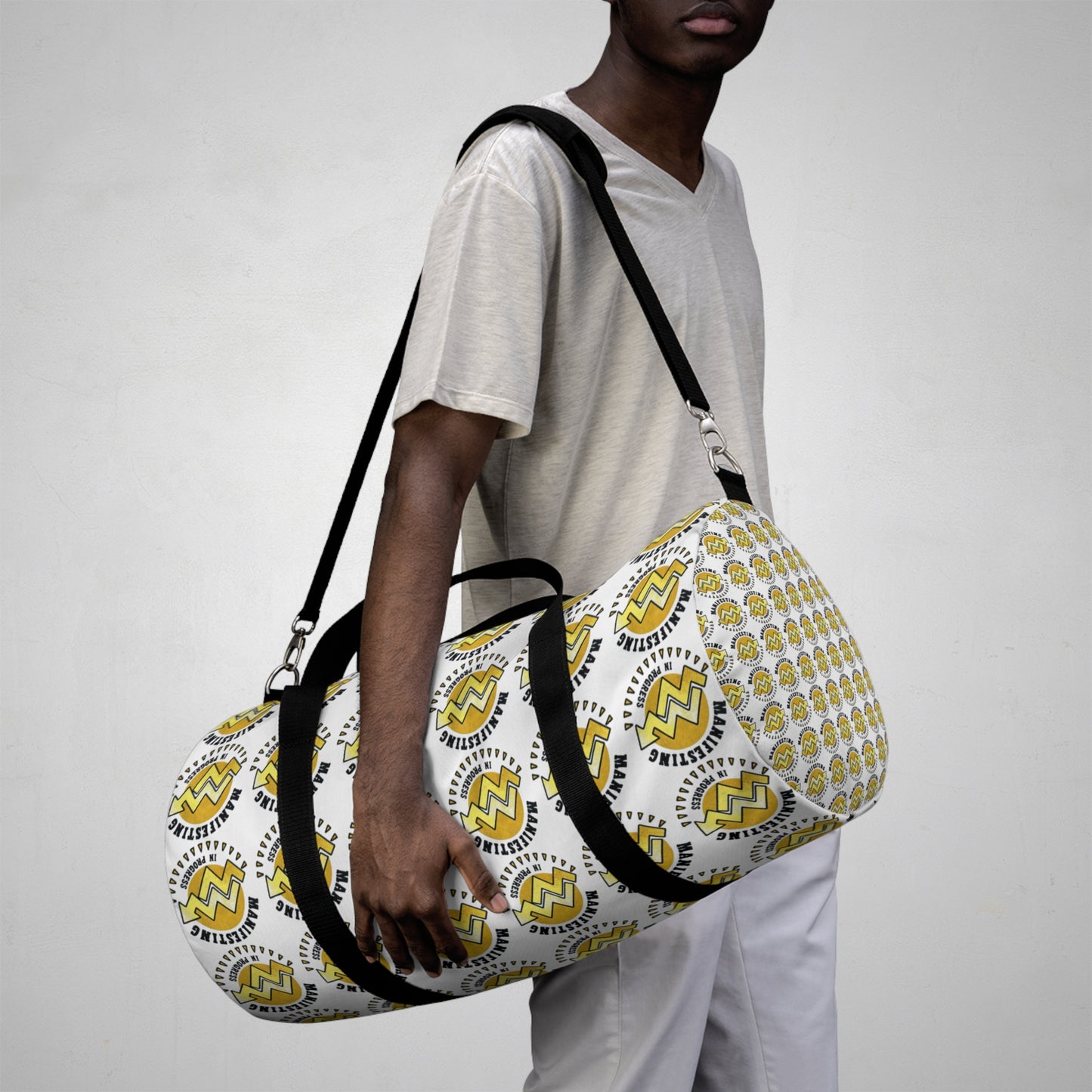 Manifesting Dreams Duffel Bag - Stylish Gym & Travel Tote