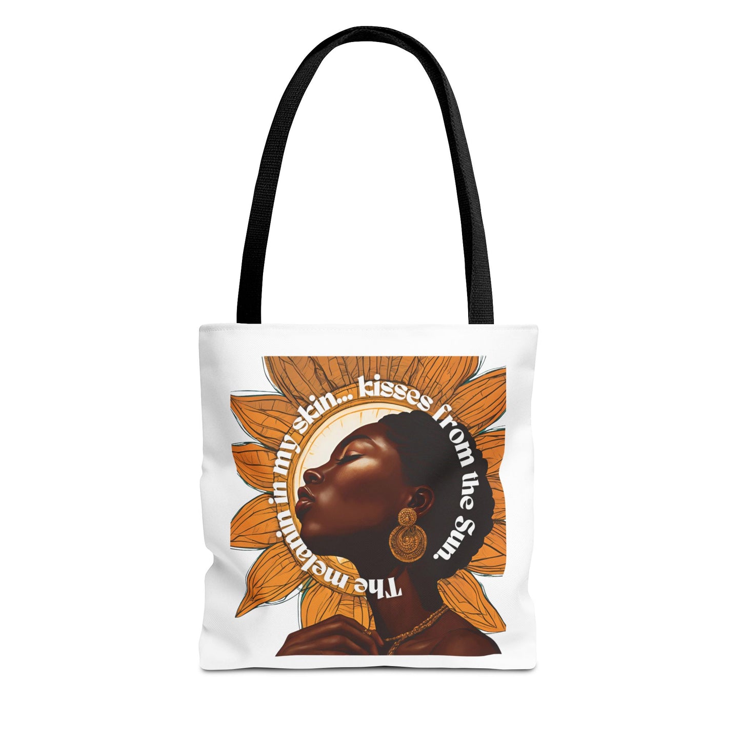 Sunflower Kiss Tote Bag - Empowering Design for Everyday Use