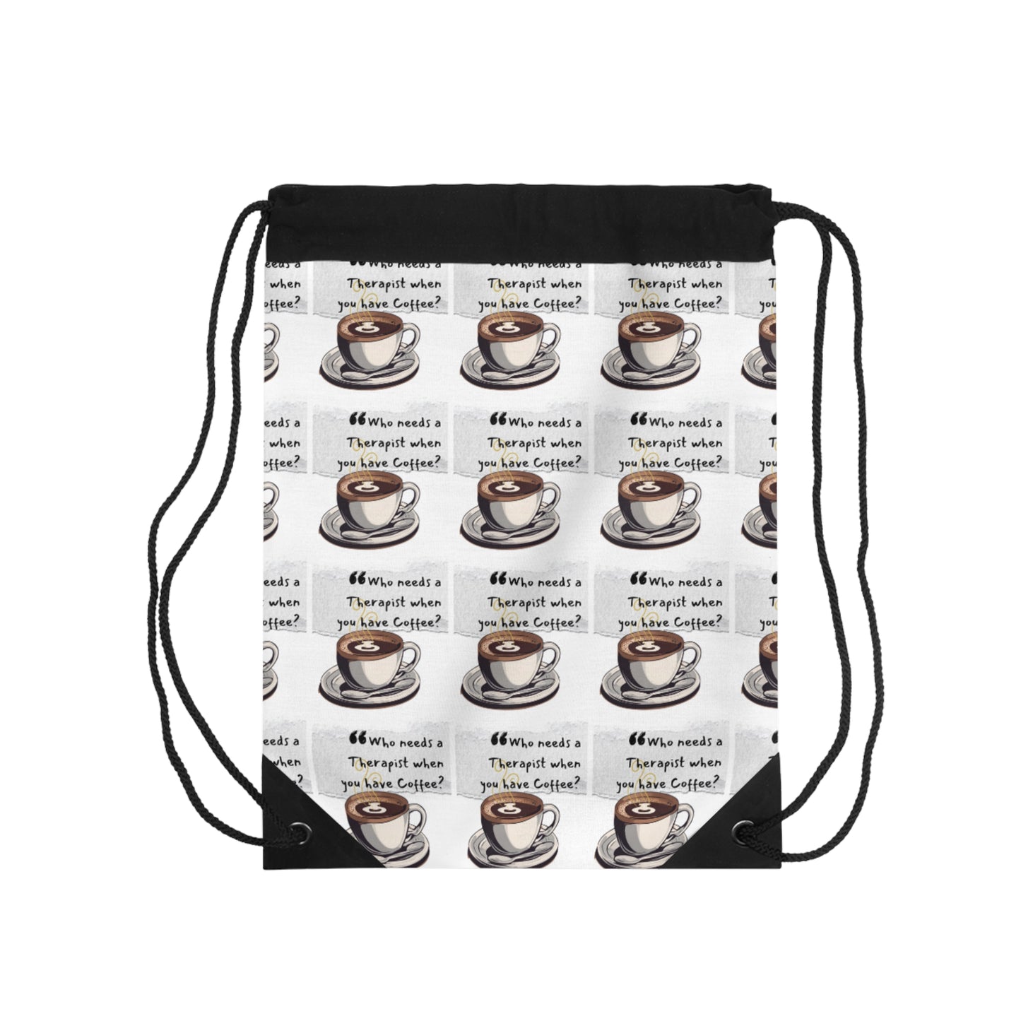 Coffee Lover Drawstring Bag - Perfect for Daily Use and Gifts