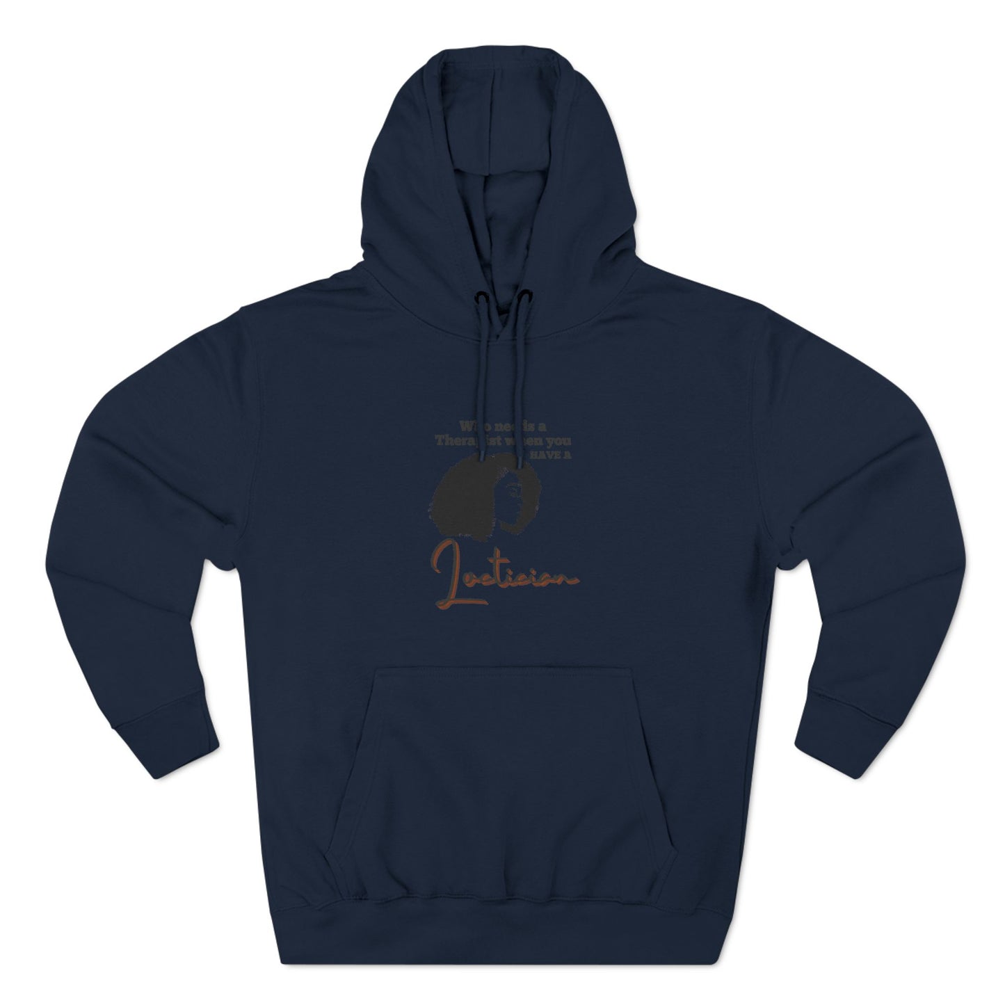 Stylish Therapist Fleece Hoodie - Empowering Quotes for Mental Health Awareness