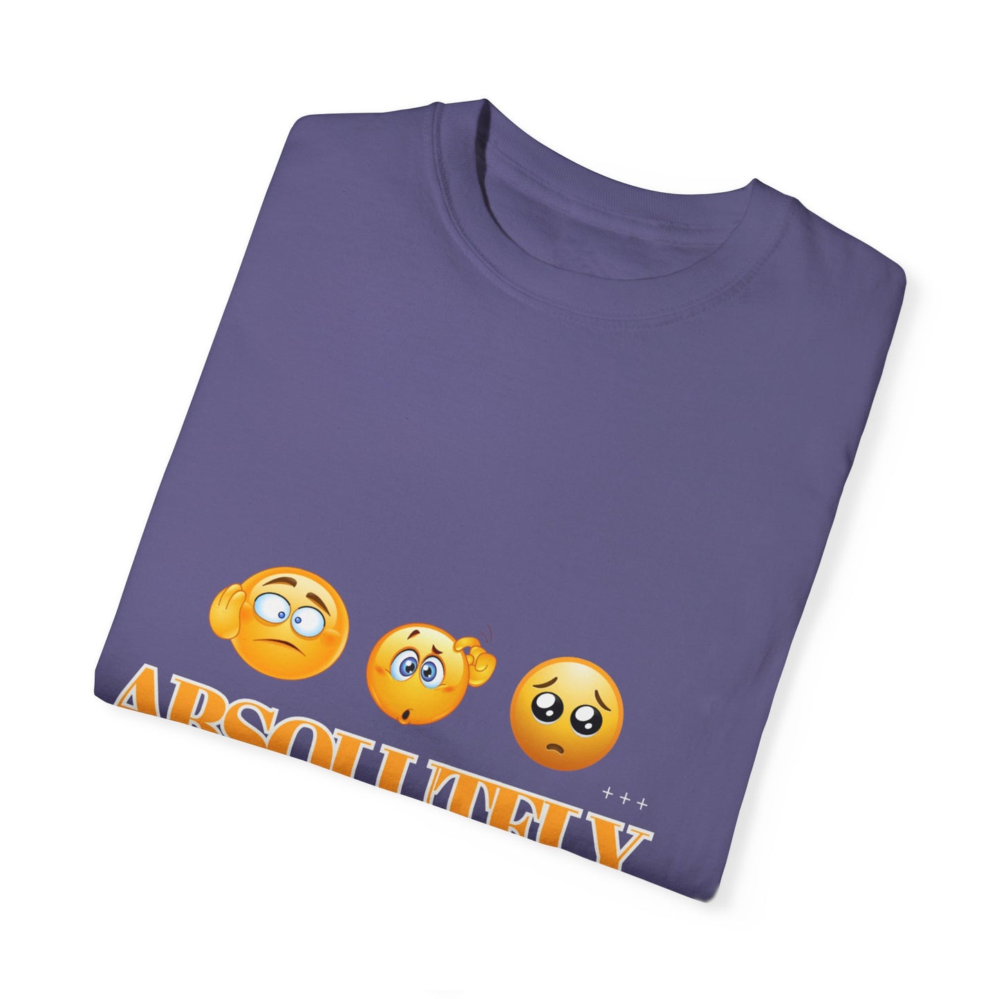 Funny Emoji Unisex T-Shirt - 'Absolutely Maybe' Design