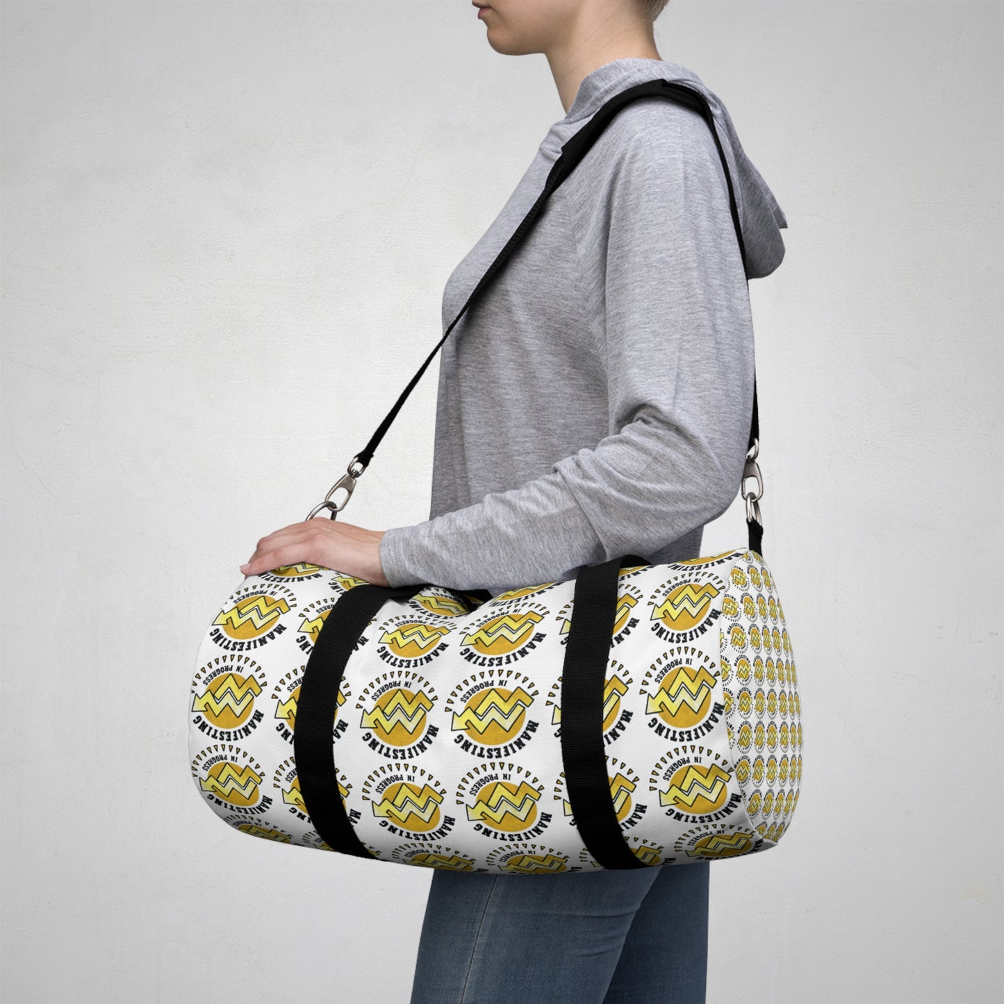 Manifesting Dreams Duffel Bag - Stylish Gym & Travel Tote