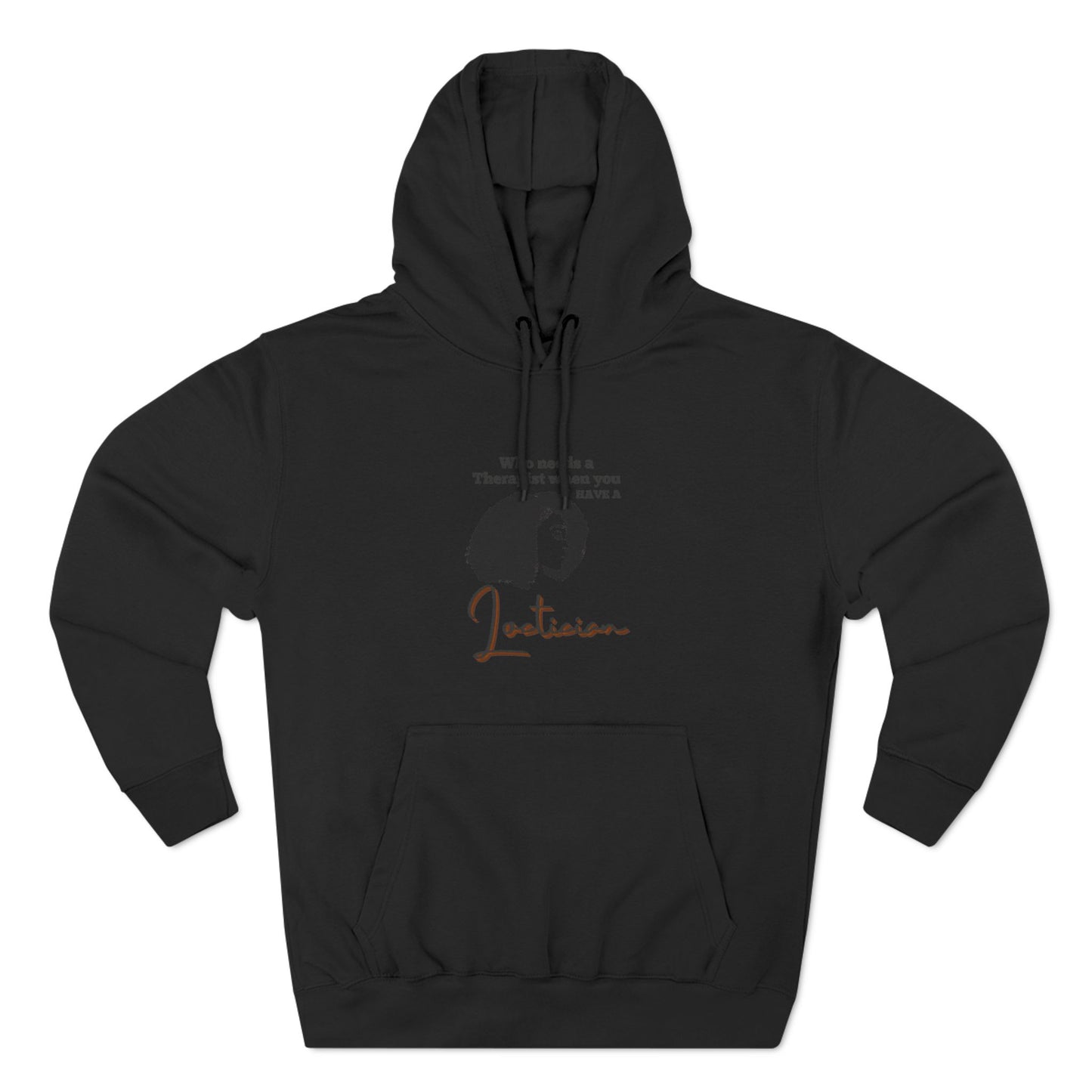 Stylish Therapist Fleece Hoodie - Empowering Quotes for Mental Health Awareness