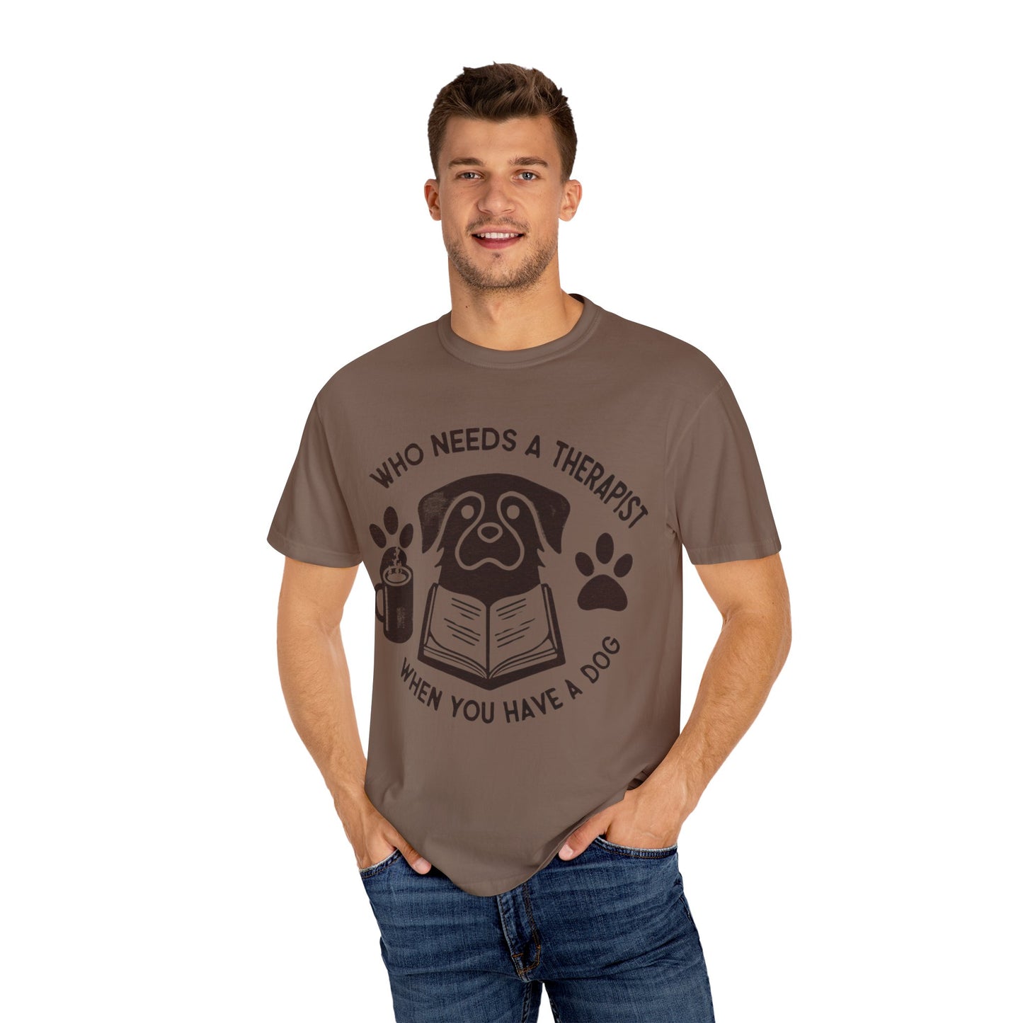 Who Needs a Therapist? Dog Lover Unisex T-Shirt