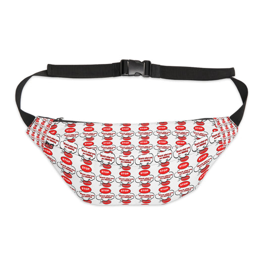 Fun 'Stop & Go' Fanny Pack - Stylish and Practical Travel Accessory