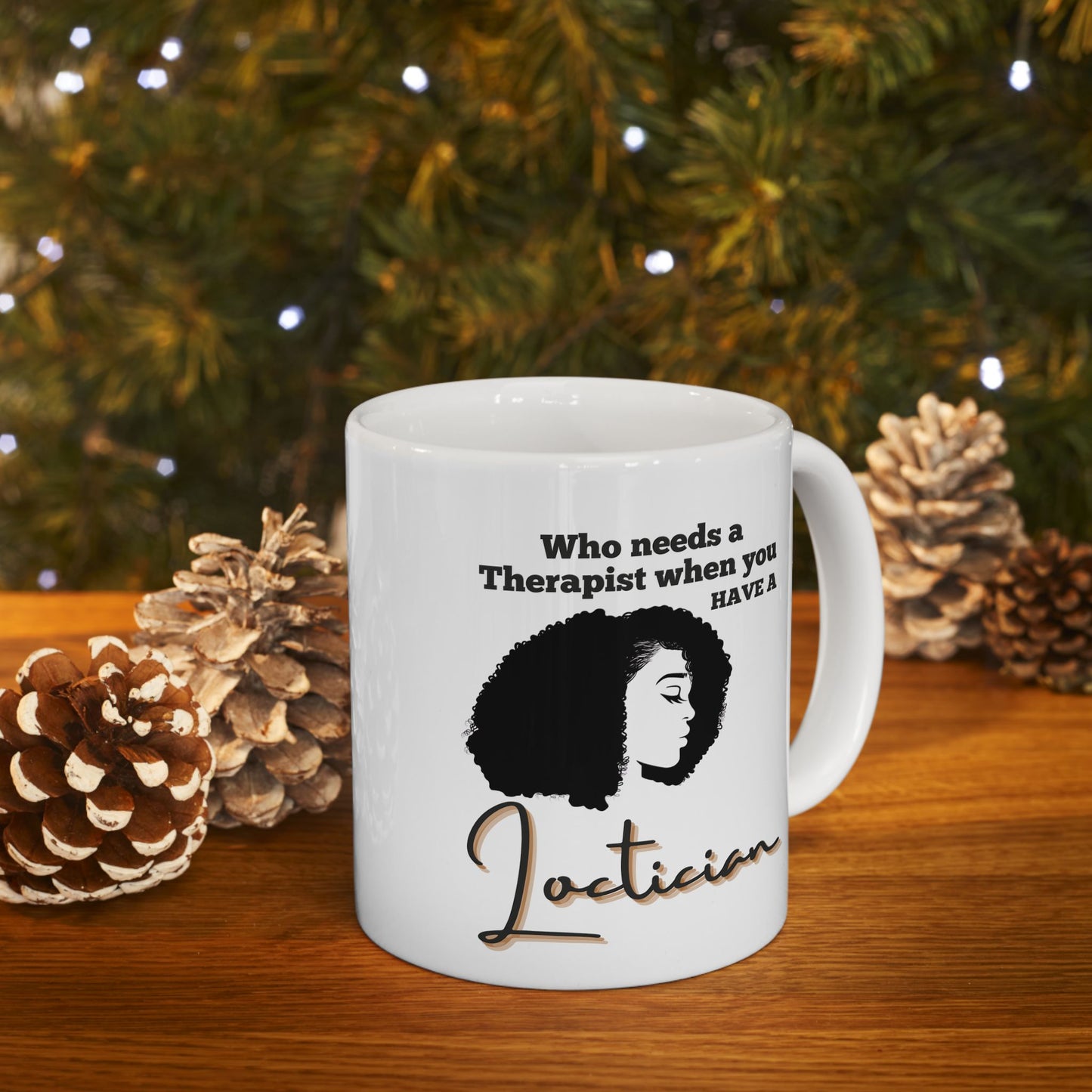 Inspirational Ceramic Mug - Perfect for Self-Care and Mental Health Awareness