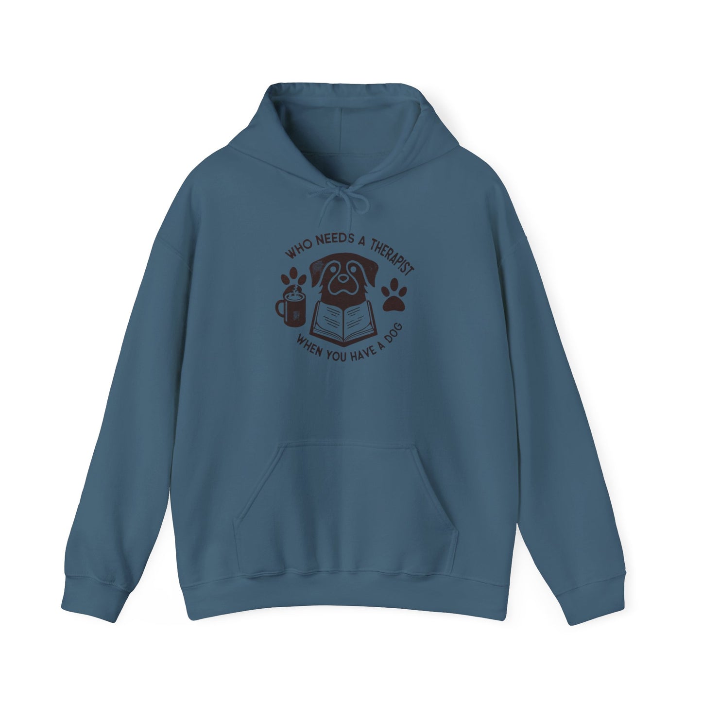 Who Needs a Therapist? Dog Lover Hoodie - Unisex Heavy Blend Sweatshirt