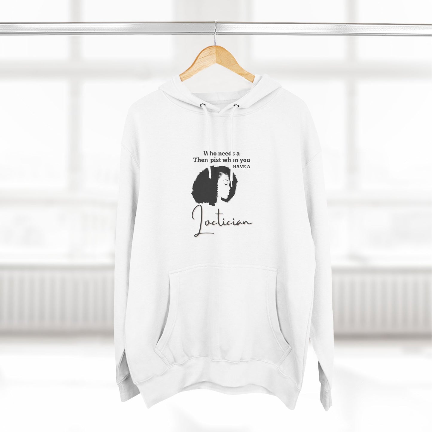 Stylish Therapist Fleece Hoodie - Empowering Quotes for Mental Health Awareness
