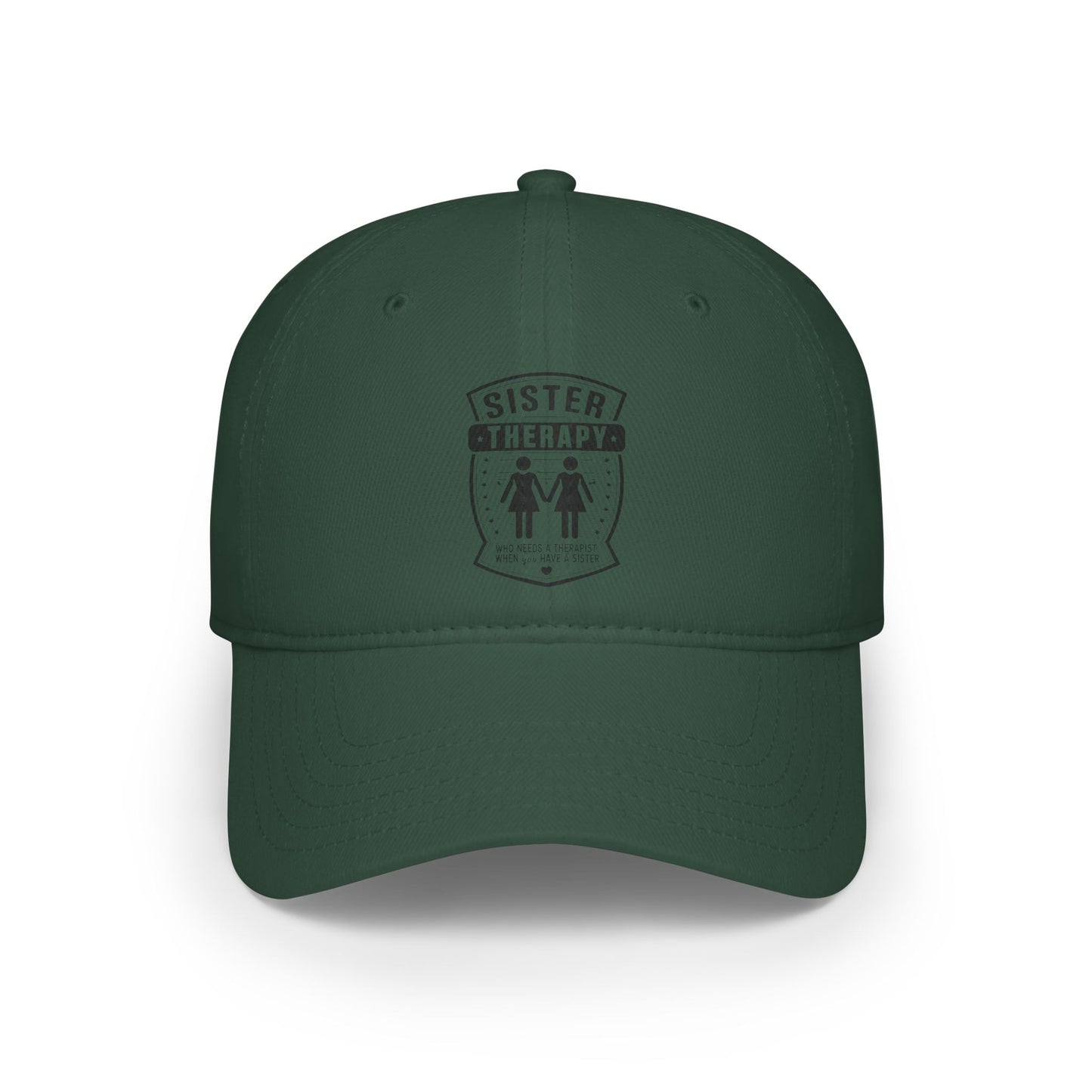 Sister Therapy Low Profile Baseball Cap - Perfect Gift for Siblings