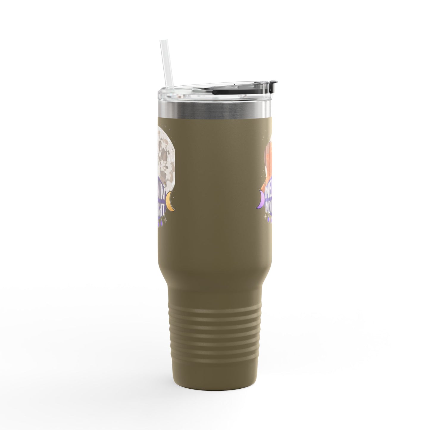 Personalized Insulated Travel Mug - 40oz Moonlight Design