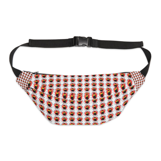Vibrant Patterned Large Fanny Pack for Festivals & Everyday Use