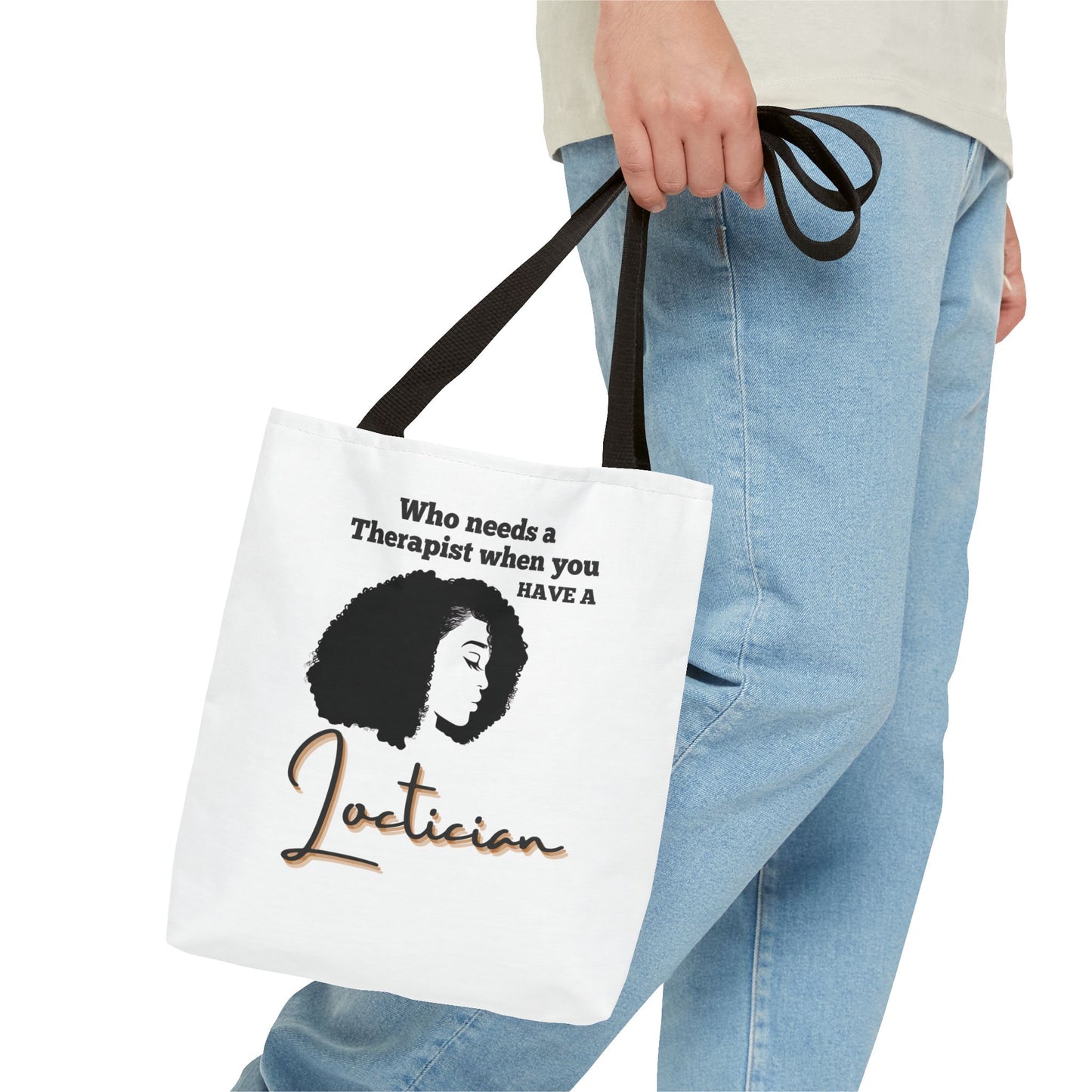 Empowered Loctician Tote Bag - Perfect for Haircare Experts & Therapists