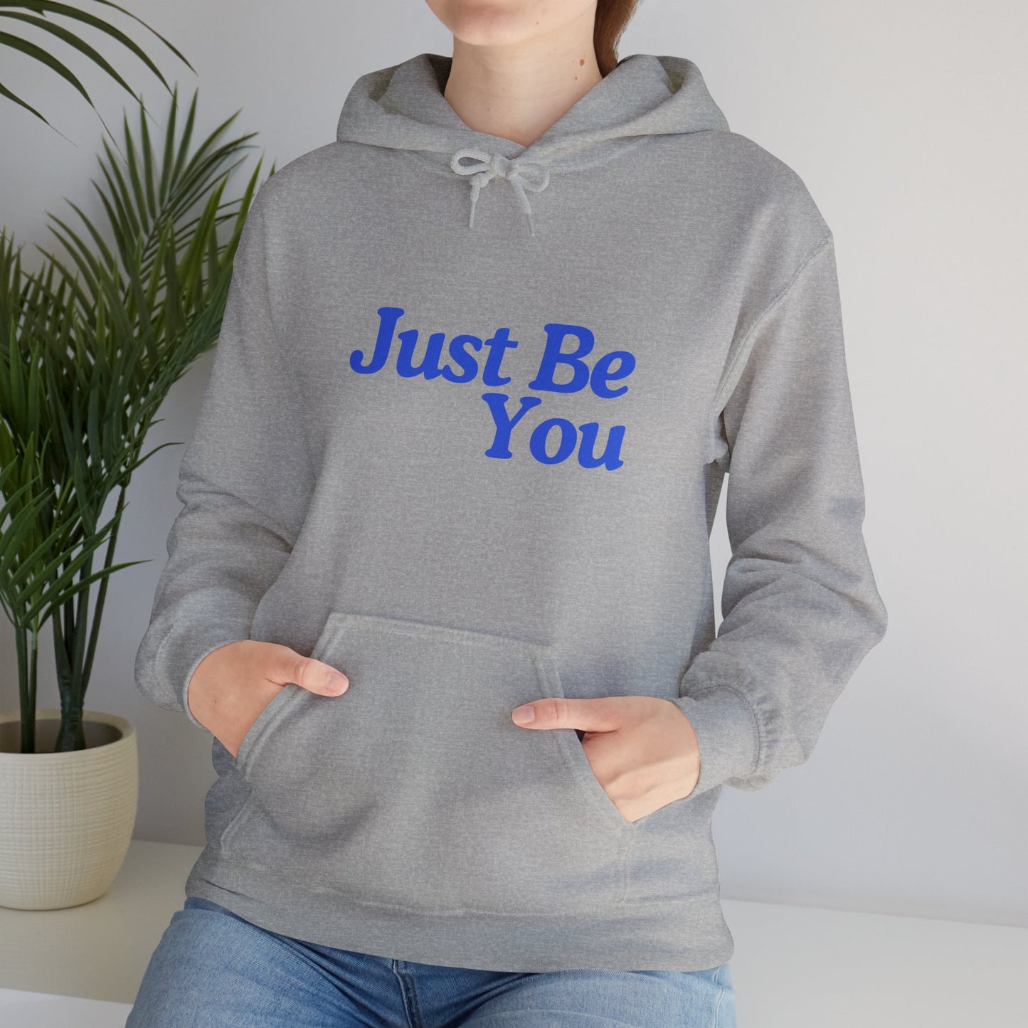 Just Be You Unisex Heavy Blend Hoodie - Inspirational Sweatshirt for Everyday Comfort