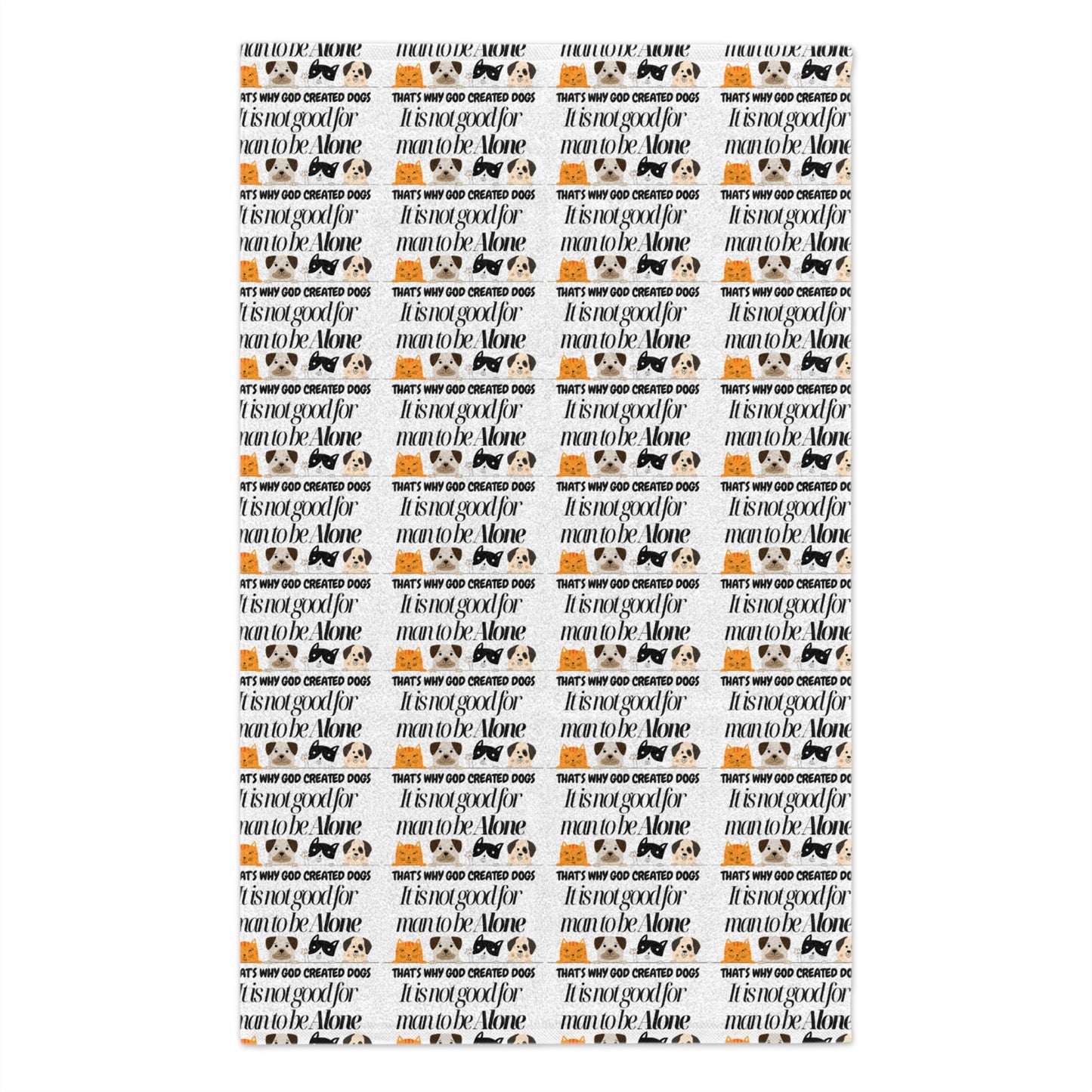 Cheerful Rally Towel with Motivational Quotes for Sports Fans