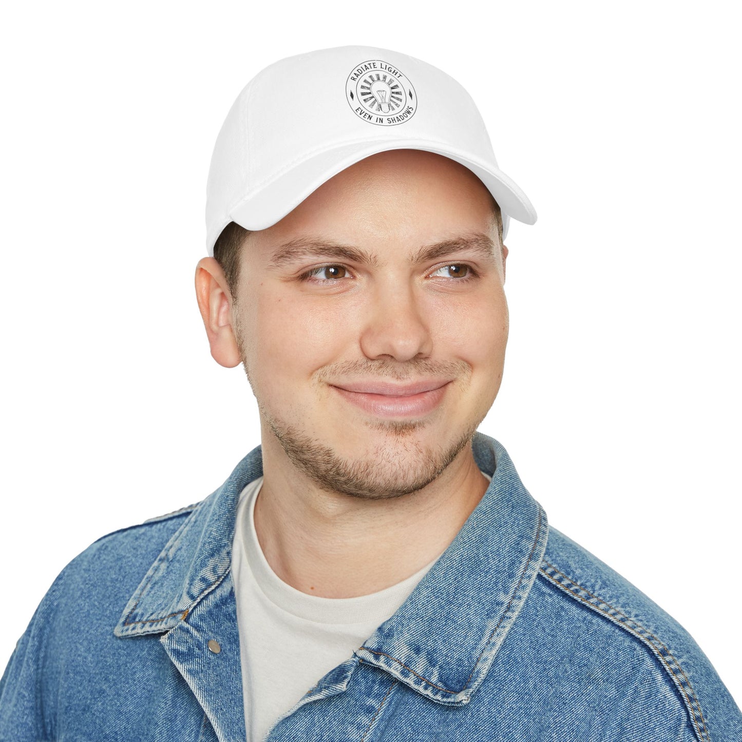 Radiate Light Low Profile Baseball Cap - Bold Red Hat for Everyday Style