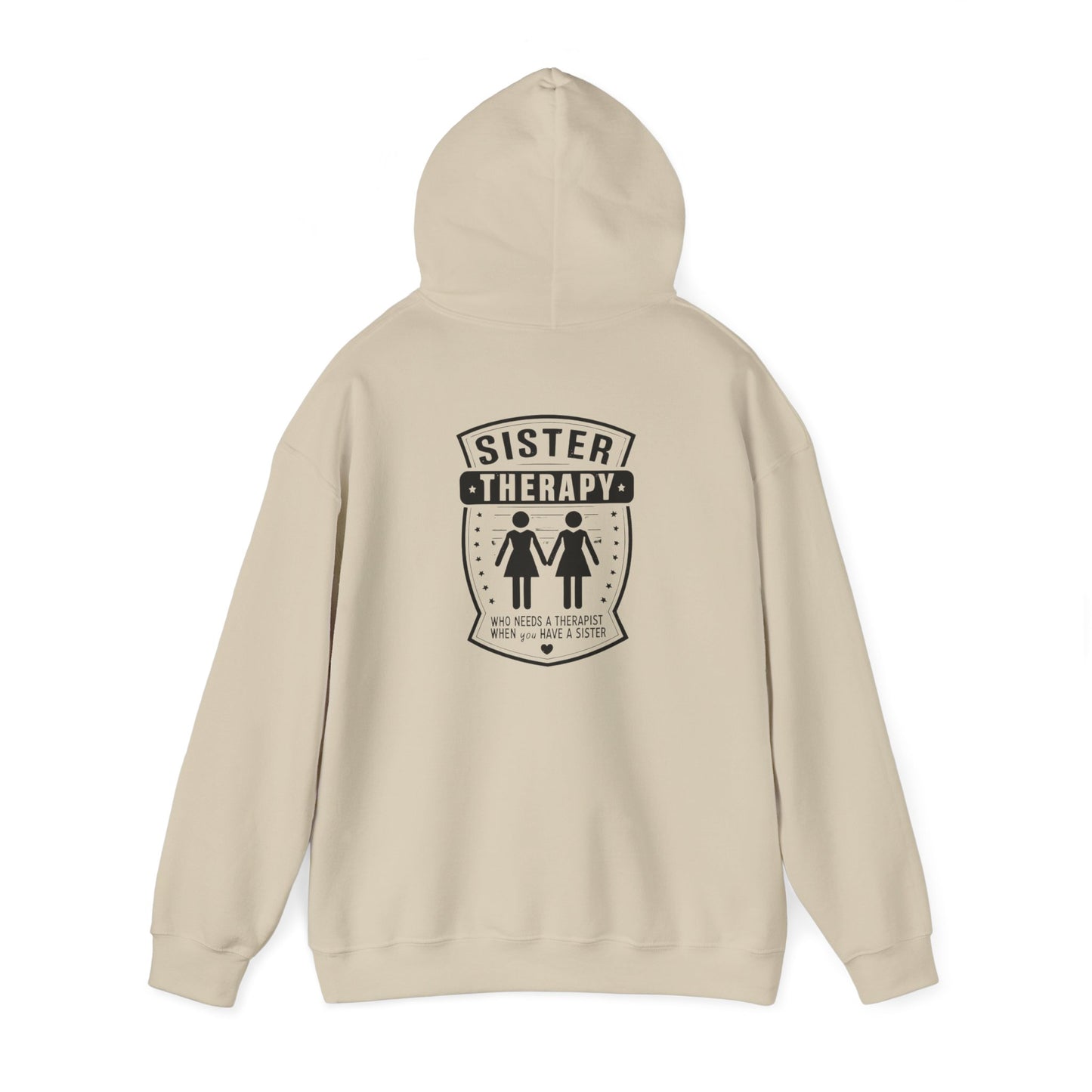 Sister Therapy Hoodie - Unisex Heavy Blend™ Sweatshirt for Sisterhood & Connection
