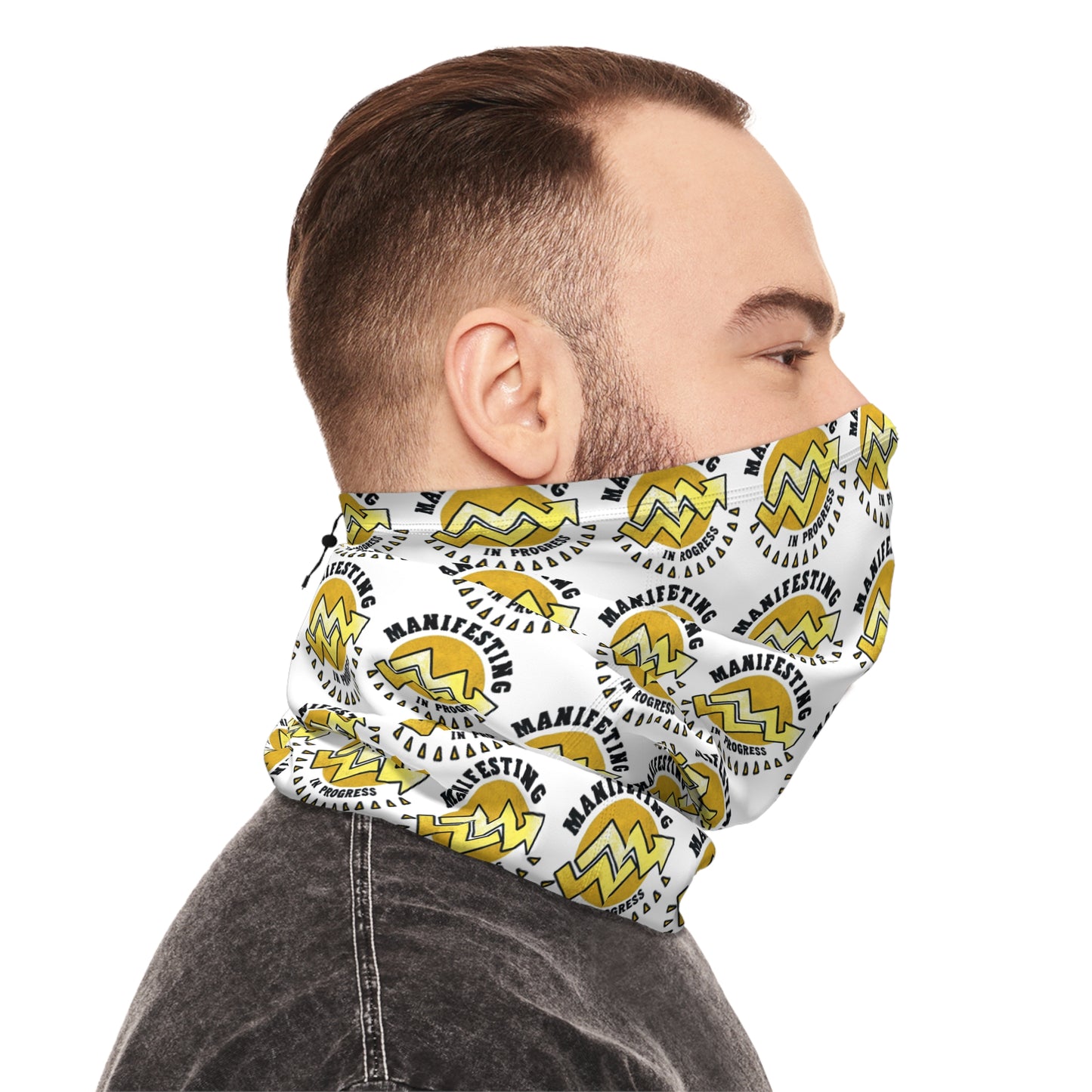Winter Neck Gaiter with Vibrant Pattern | Cozy, Functional Outdoor Accessory for Winter Adventures