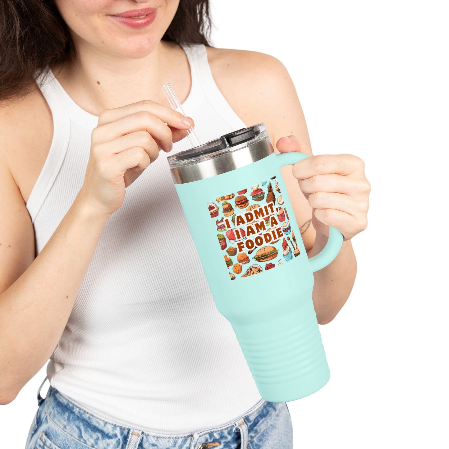 Foodie Insulated Travel Mug - 40oz with Fun Food Designs