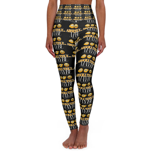 Emotional Expression High Waisted Yoga Leggings - Motivational Fitness Wear