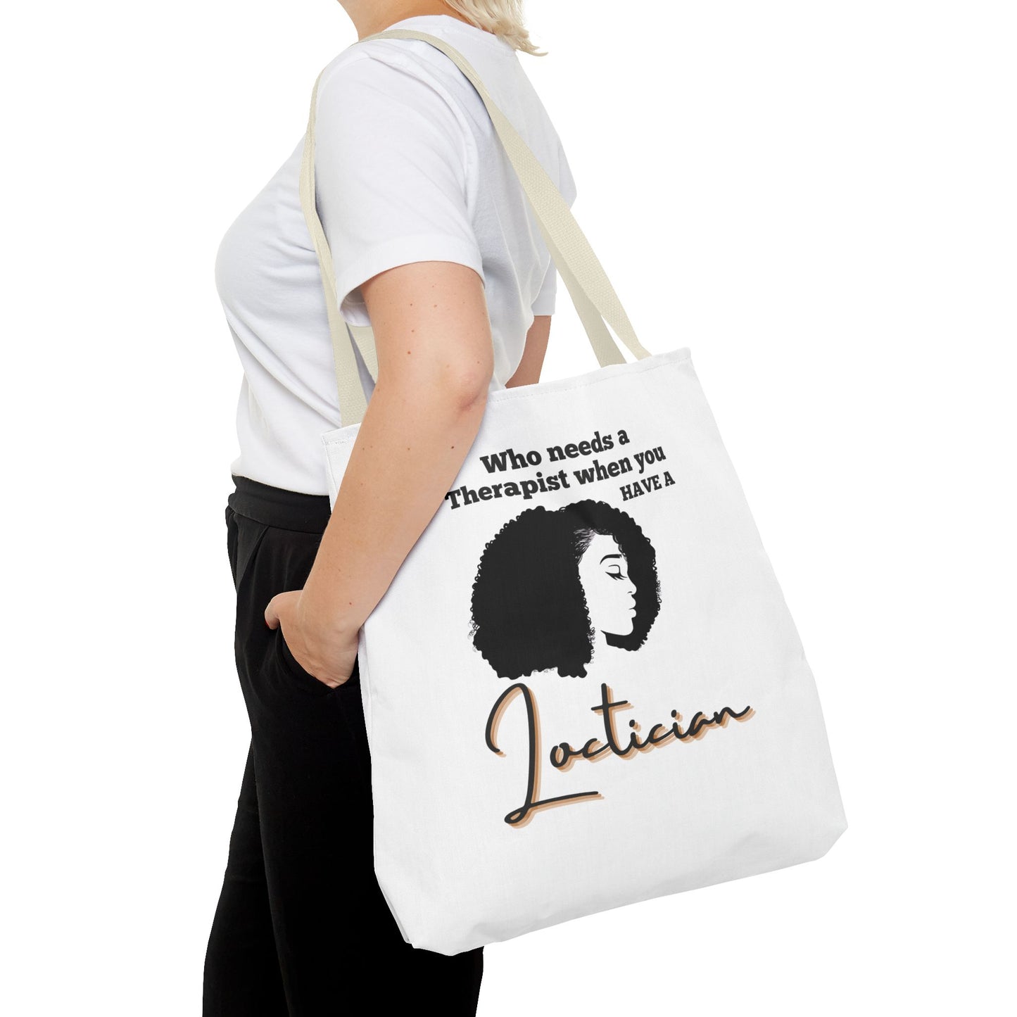 Empowered Loctician Tote Bag - Perfect for Haircare Experts & Therapists