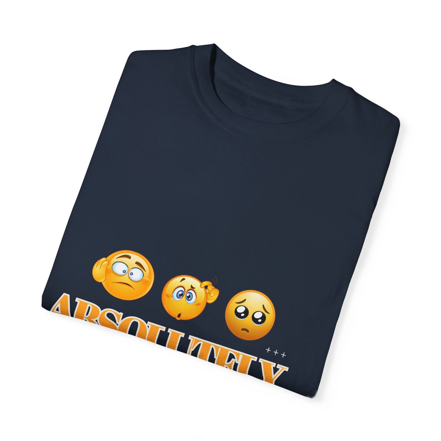 Funny Emoji Unisex T-Shirt - 'Absolutely Maybe' Design