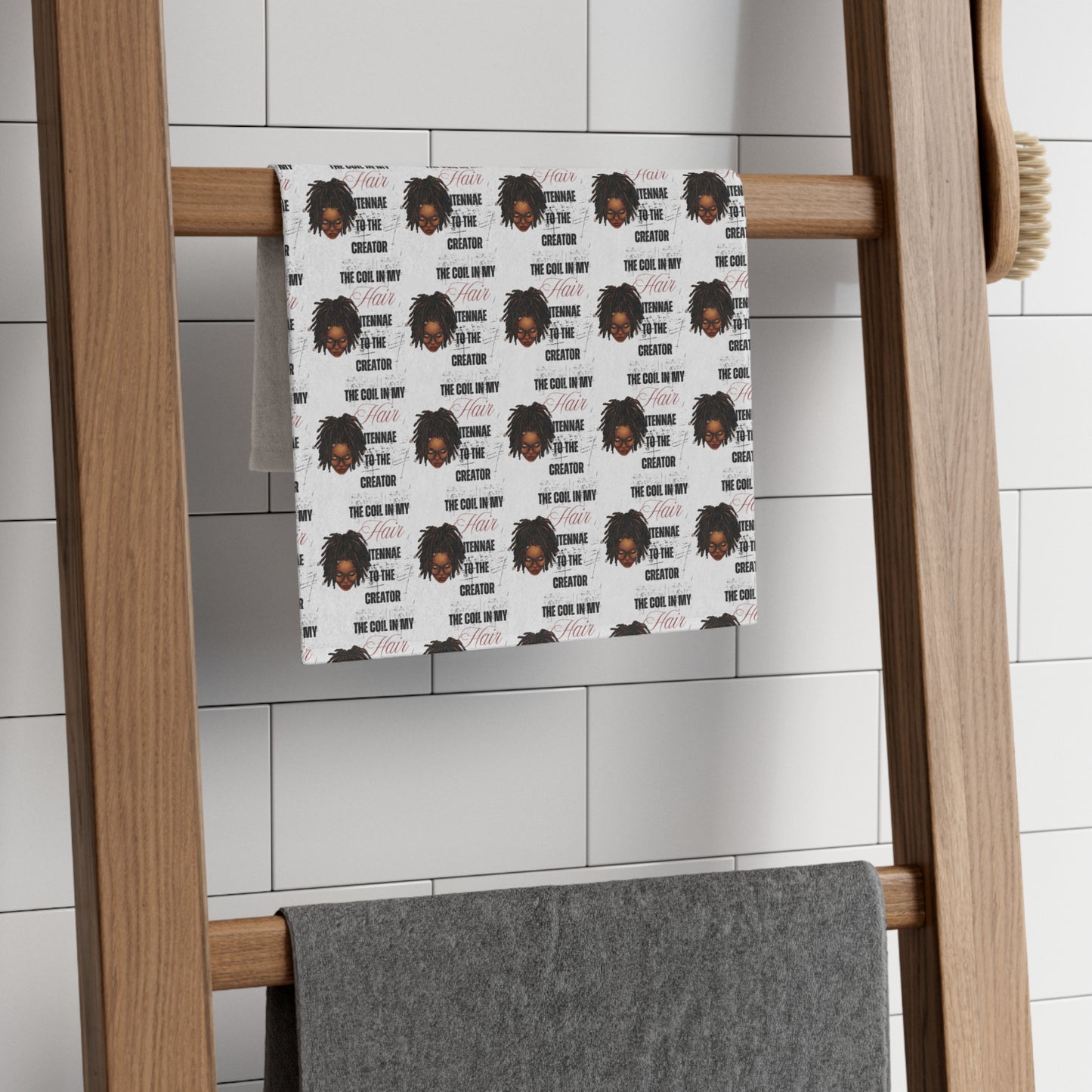 Inspirational Hair Rally Towel - 11x18, Motivational Design for Hair Enthusiasts