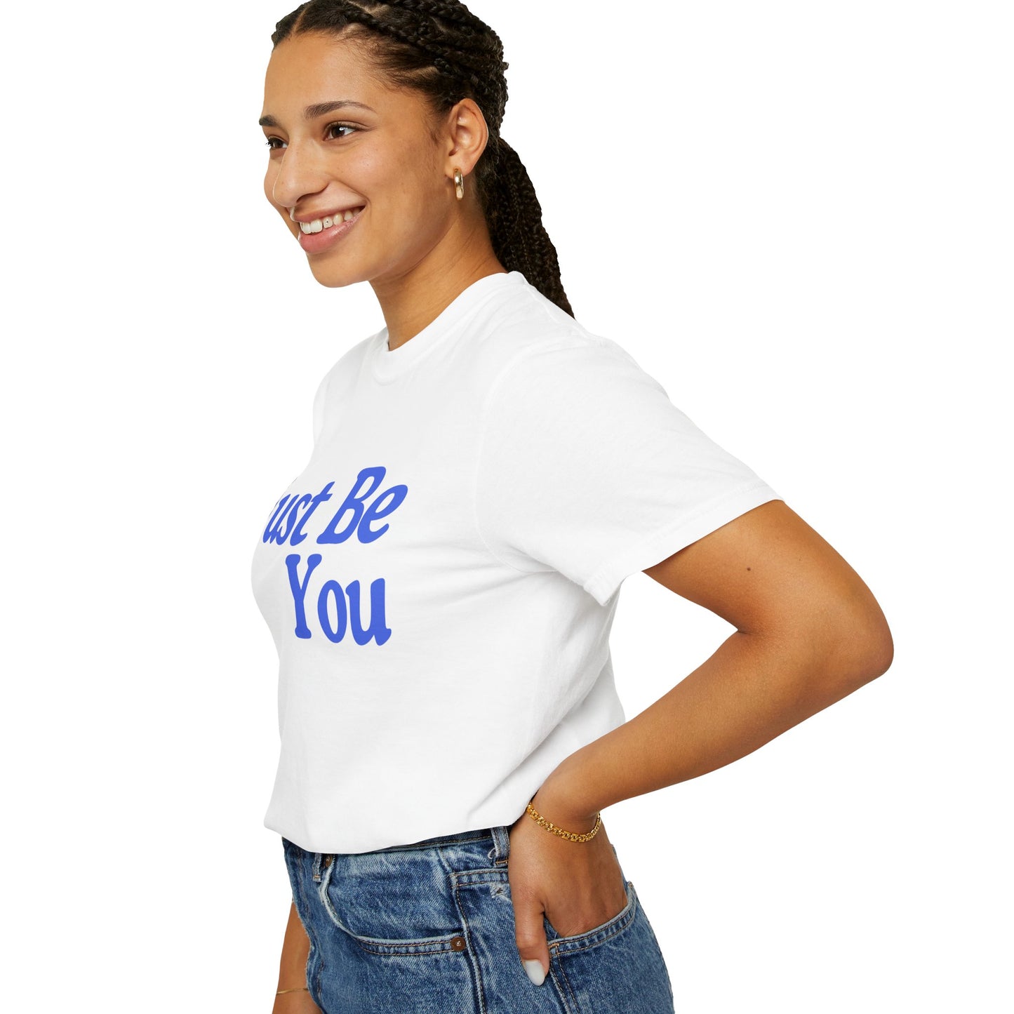Motivational Unisex Garment-Dyed T-shirt - "Just Be You"