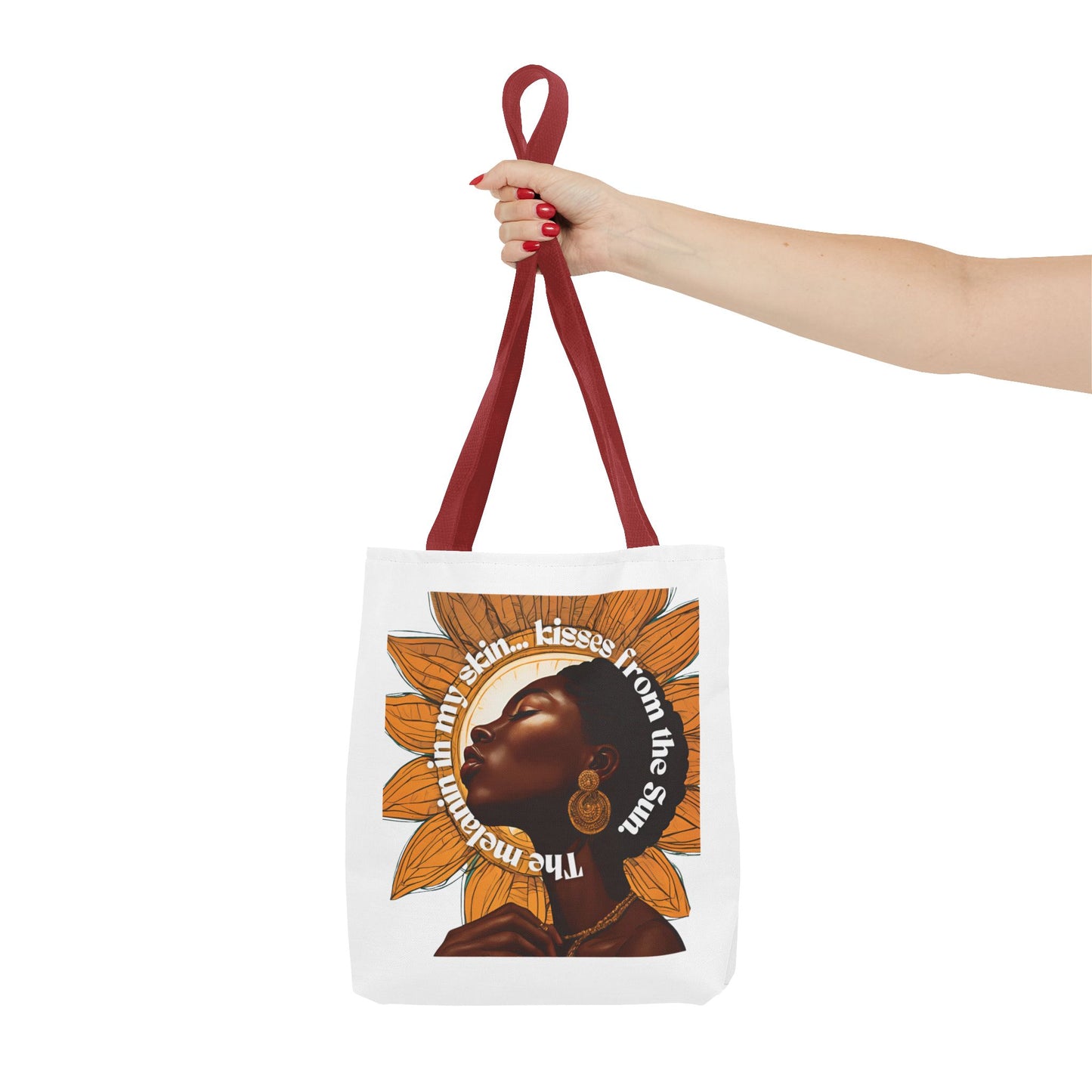 Sunflower Kiss Tote Bag - Empowering Design for Everyday Use