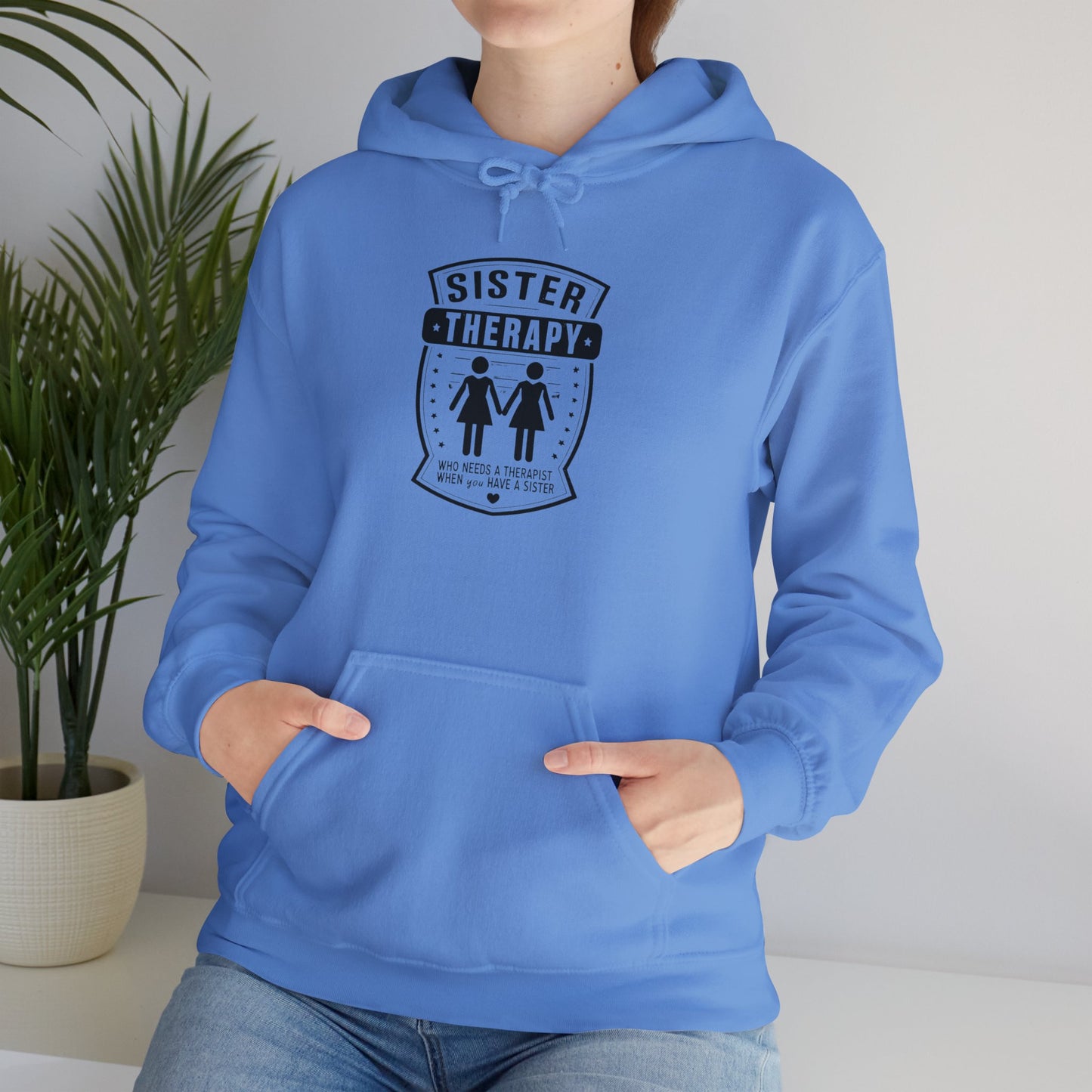 Sister Therapy Hoodie - Unisex Heavy Blend™ Sweatshirt for Sisterhood & Connection