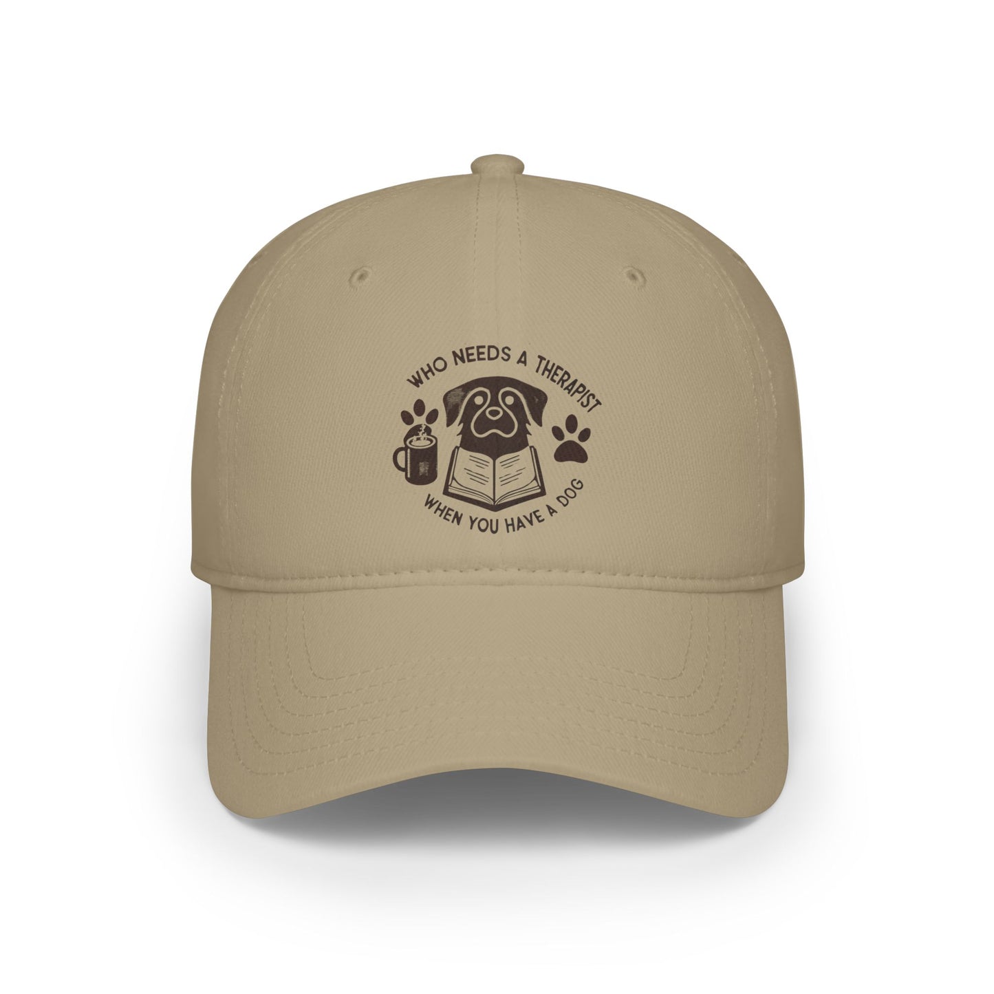 Who Needs A Therapist Dog Lover Baseball Cap - Perfect for Pet Owners