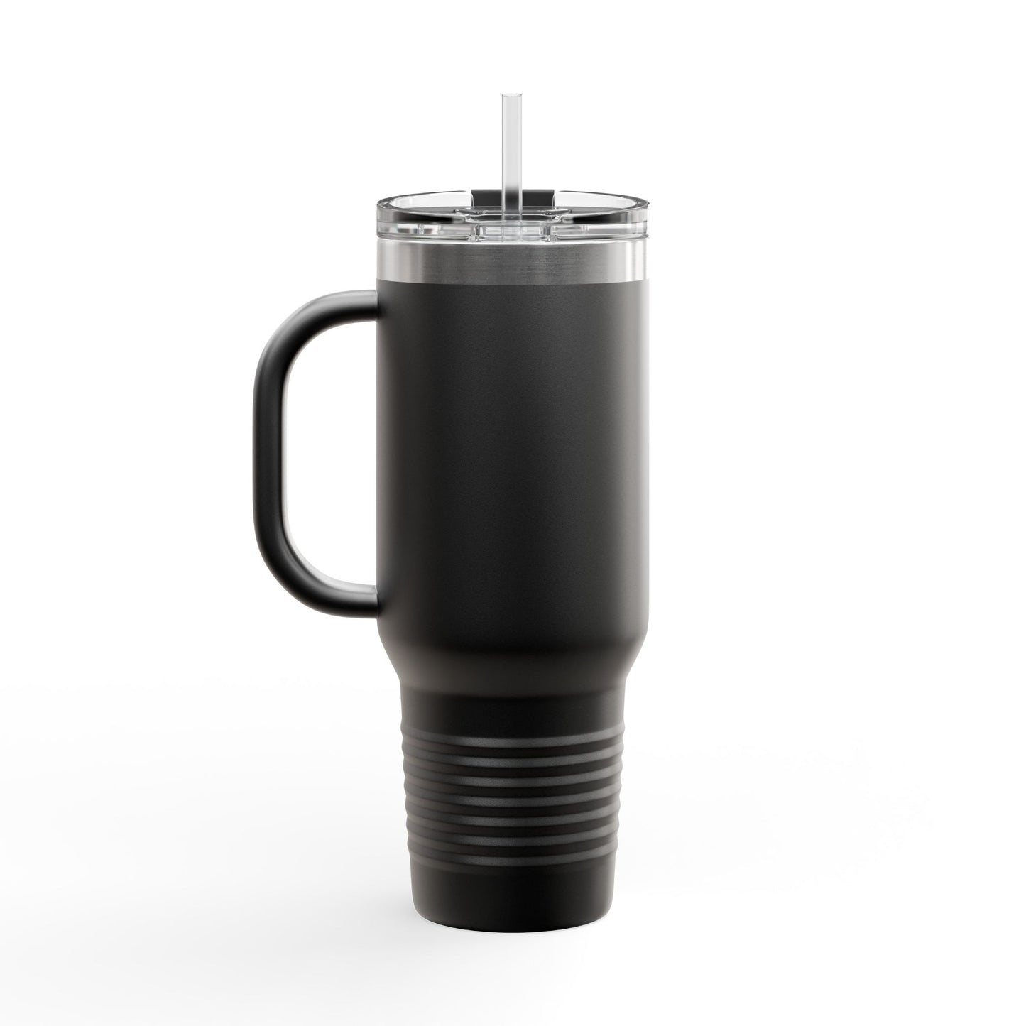 Stylish Insulated Travel Mug with Fun Emoji Design - 40oz