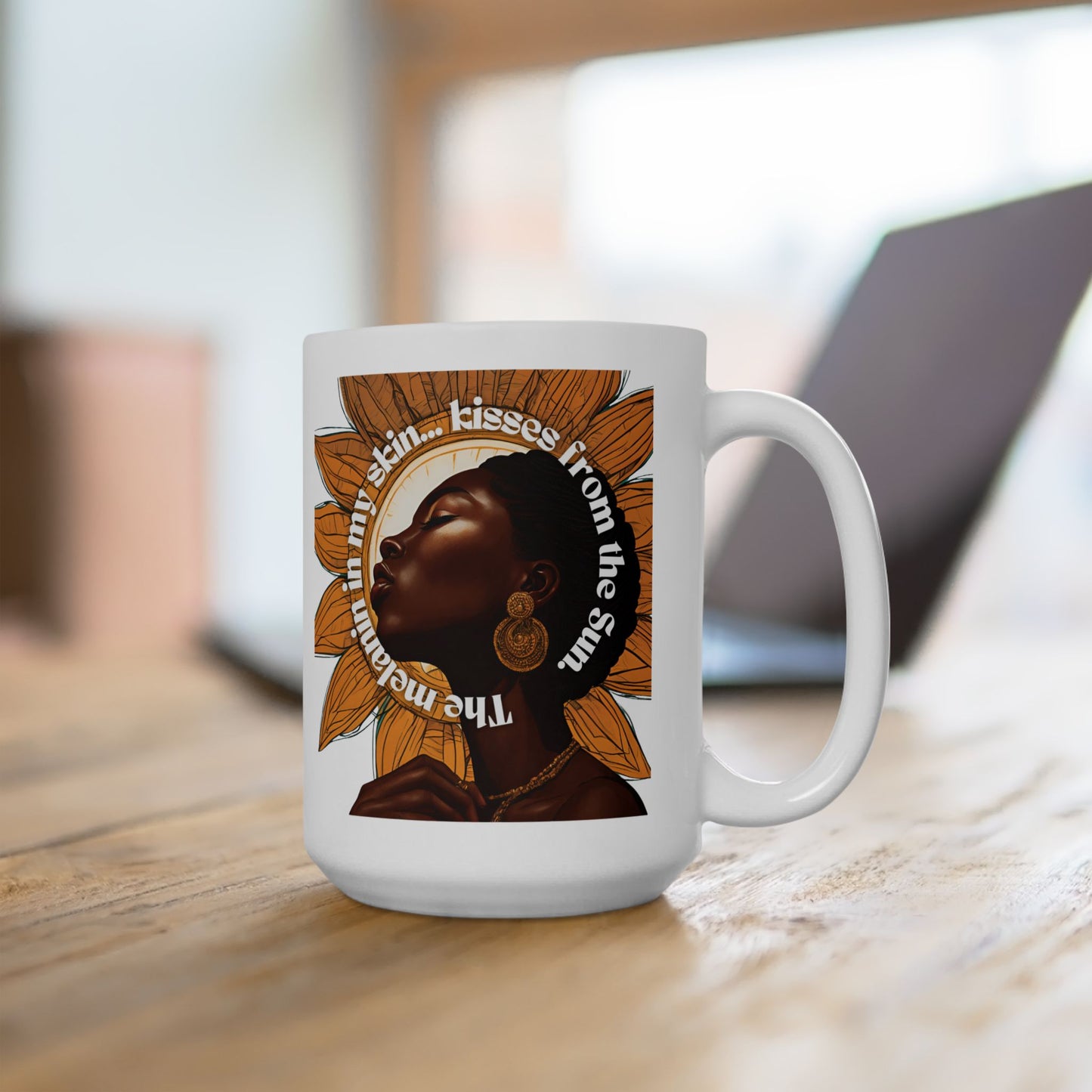 Empowering Sunflower Ceramic Mug - 11oz & 15oz