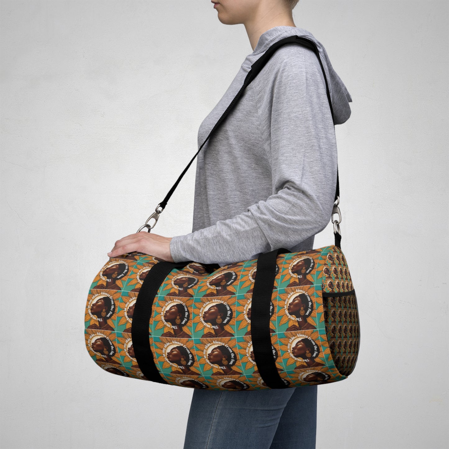 Cultural Heritage Duffel Bag - Stylish Travel Bag with Unique Pattern