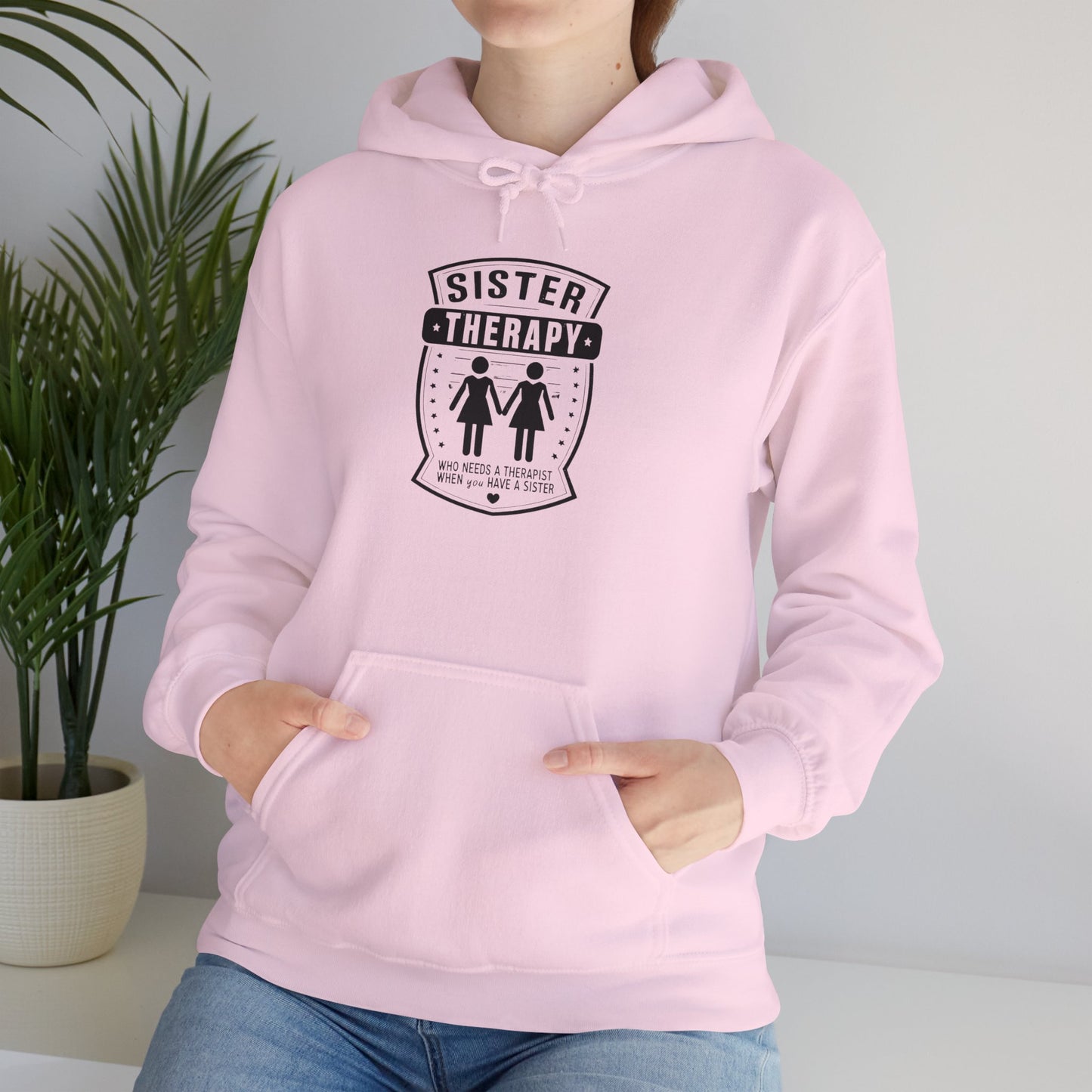 Sister Therapy Hoodie - Unisex Heavy Blend™ Sweatshirt for Sisterhood & Connection