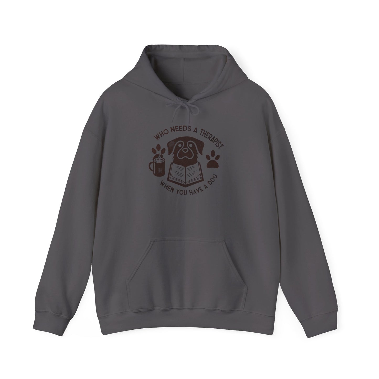 Who Needs a Therapist? Dog Lover Hoodie - Unisex Heavy Blend Sweatshirt