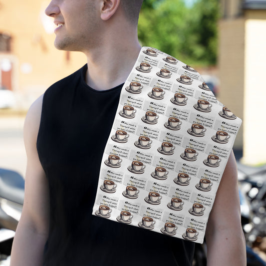 Coffee Lover's Rally Towel - Perfect for Events & Gatherings