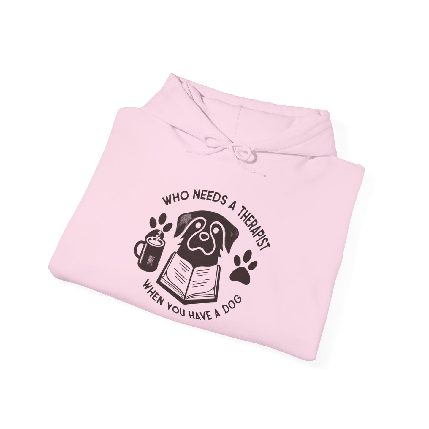 Who Needs a Therapist? Dog Lover Hoodie - Unisex Heavy Blend Sweatshirt