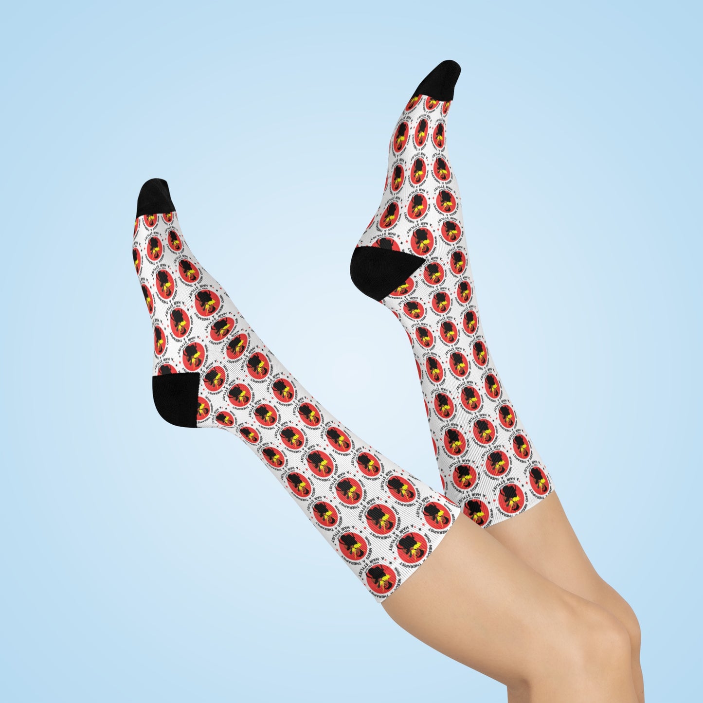Fun Patterned Cushioned Crew Socks - Perfect for Casual Wear and Gifting