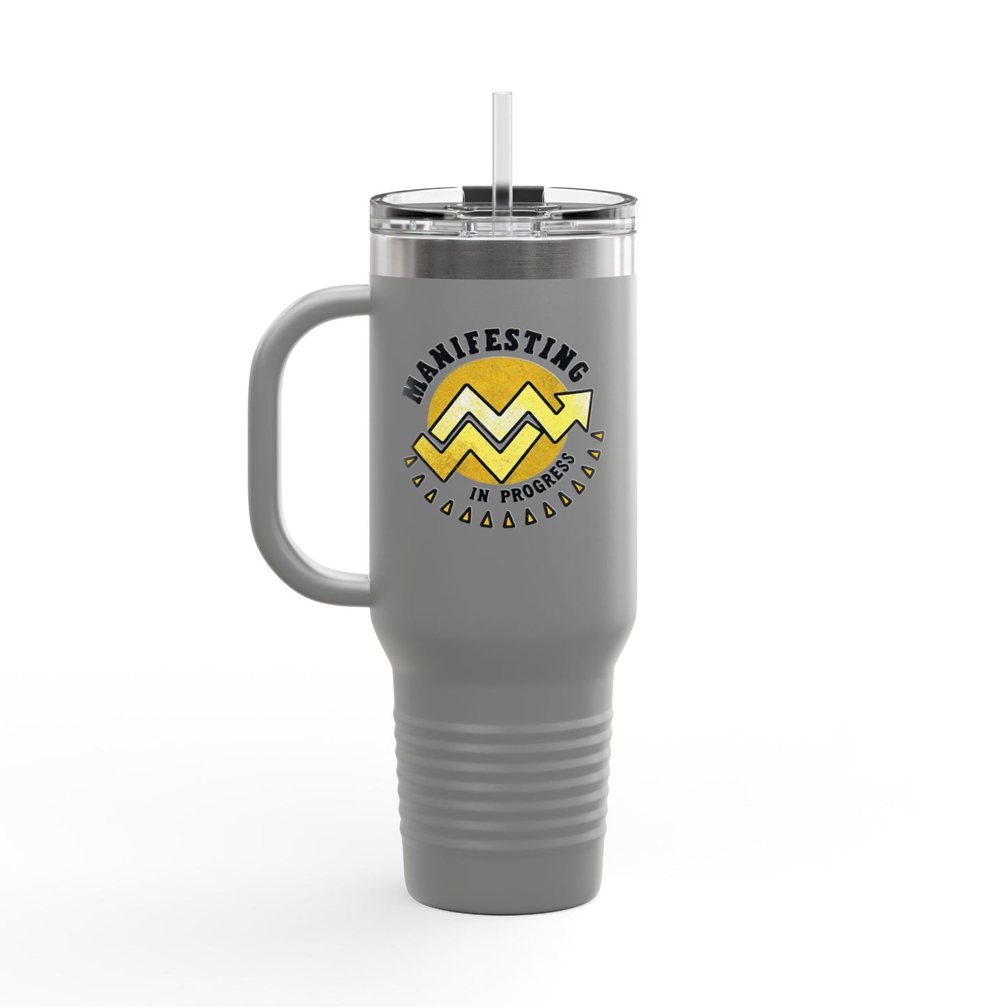 Manifesting in Progress Insulated Travel Mug - 40oz