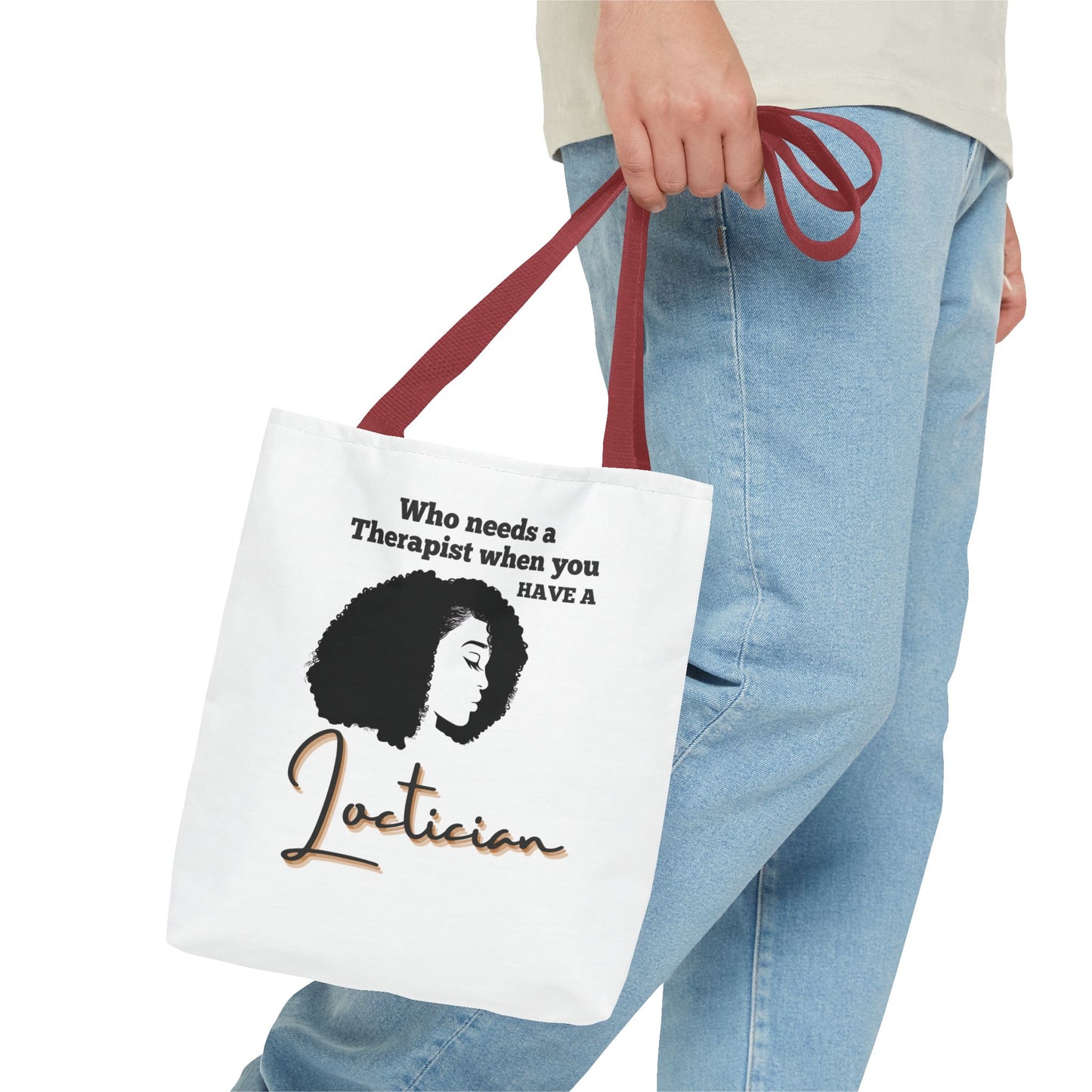 Empowered Loctician Tote Bag - Perfect for Haircare Experts & Therapists