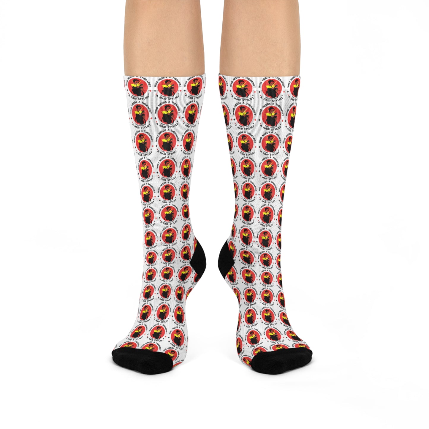Fun Patterned Cushioned Crew Socks - Perfect for Casual Wear and Gifting