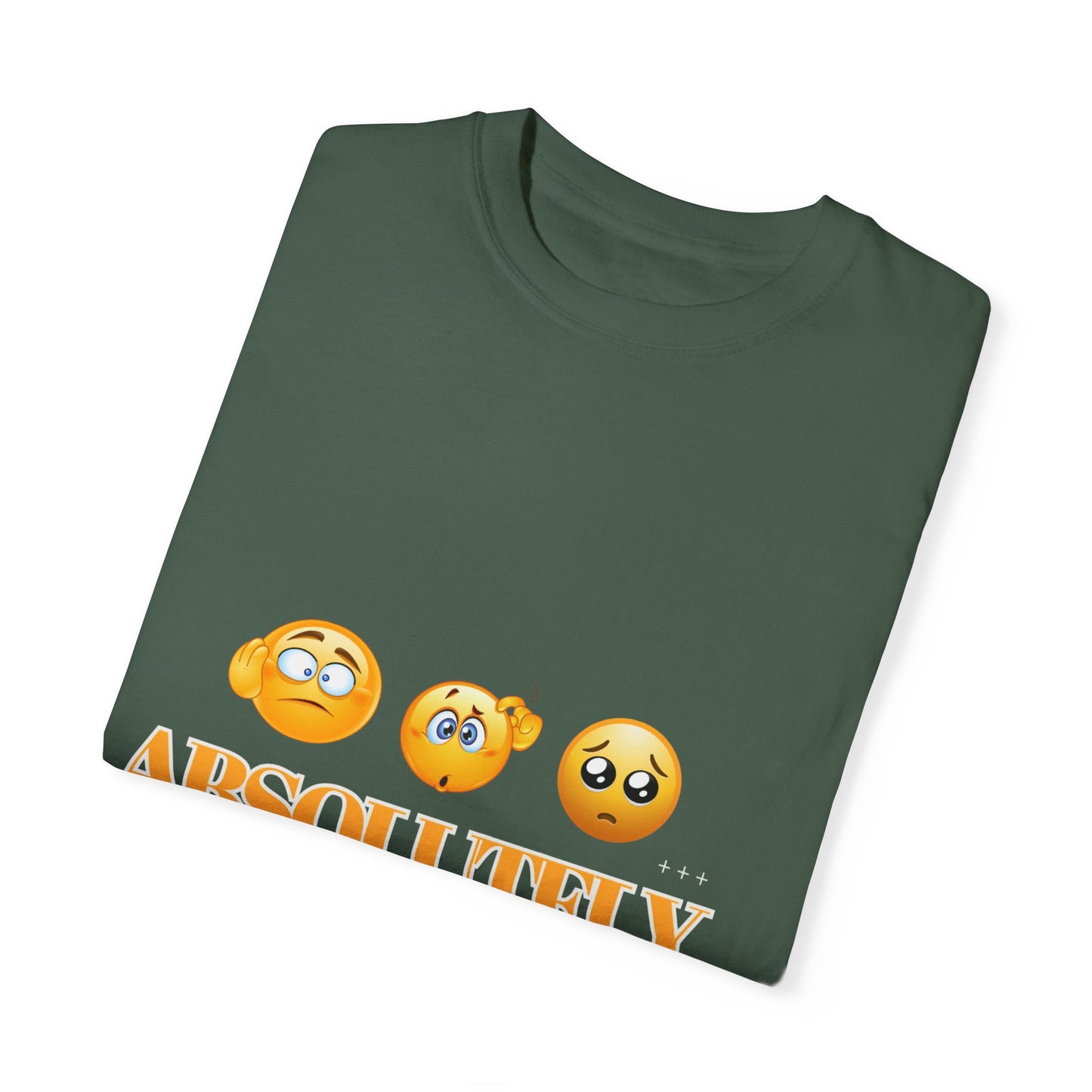 Funny Emoji Unisex T-Shirt - 'Absolutely Maybe' Design