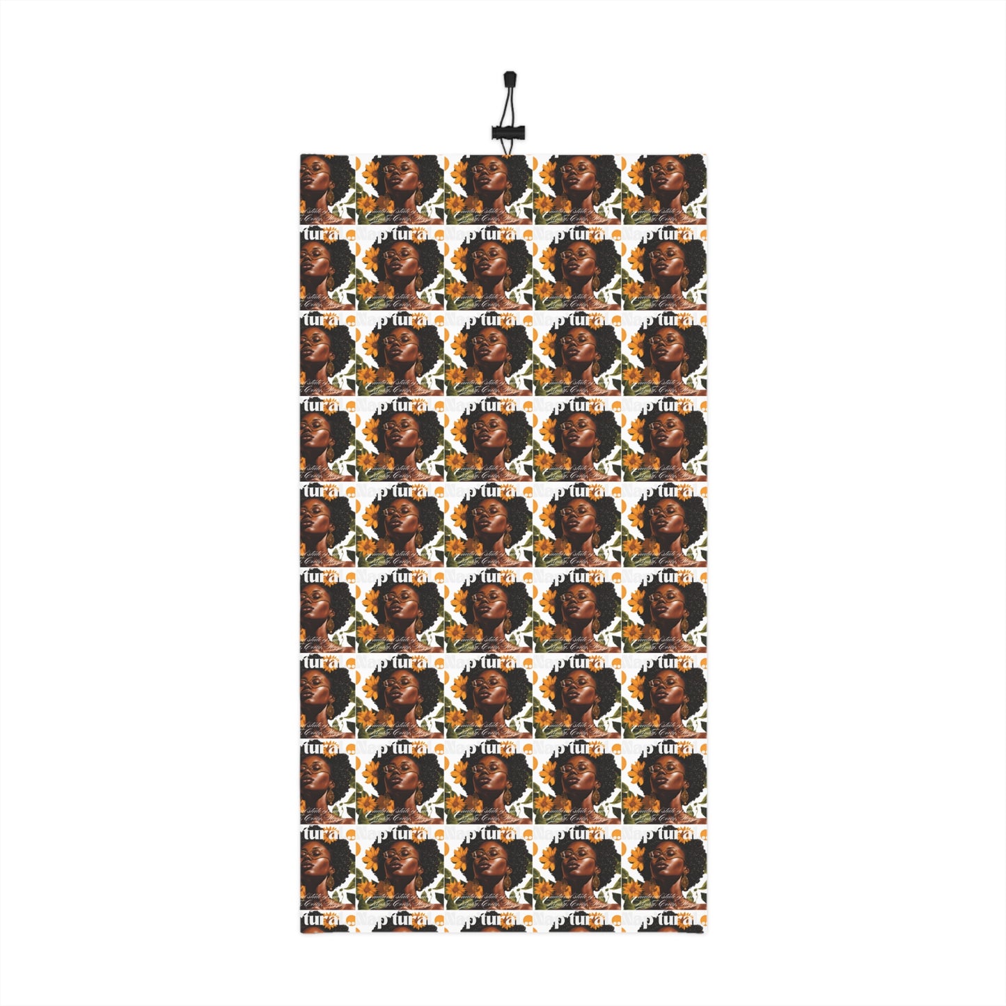 Artistic Winter Neck Gaiter with Drawstring - Cozy & Stylish Accessory for Cold Days