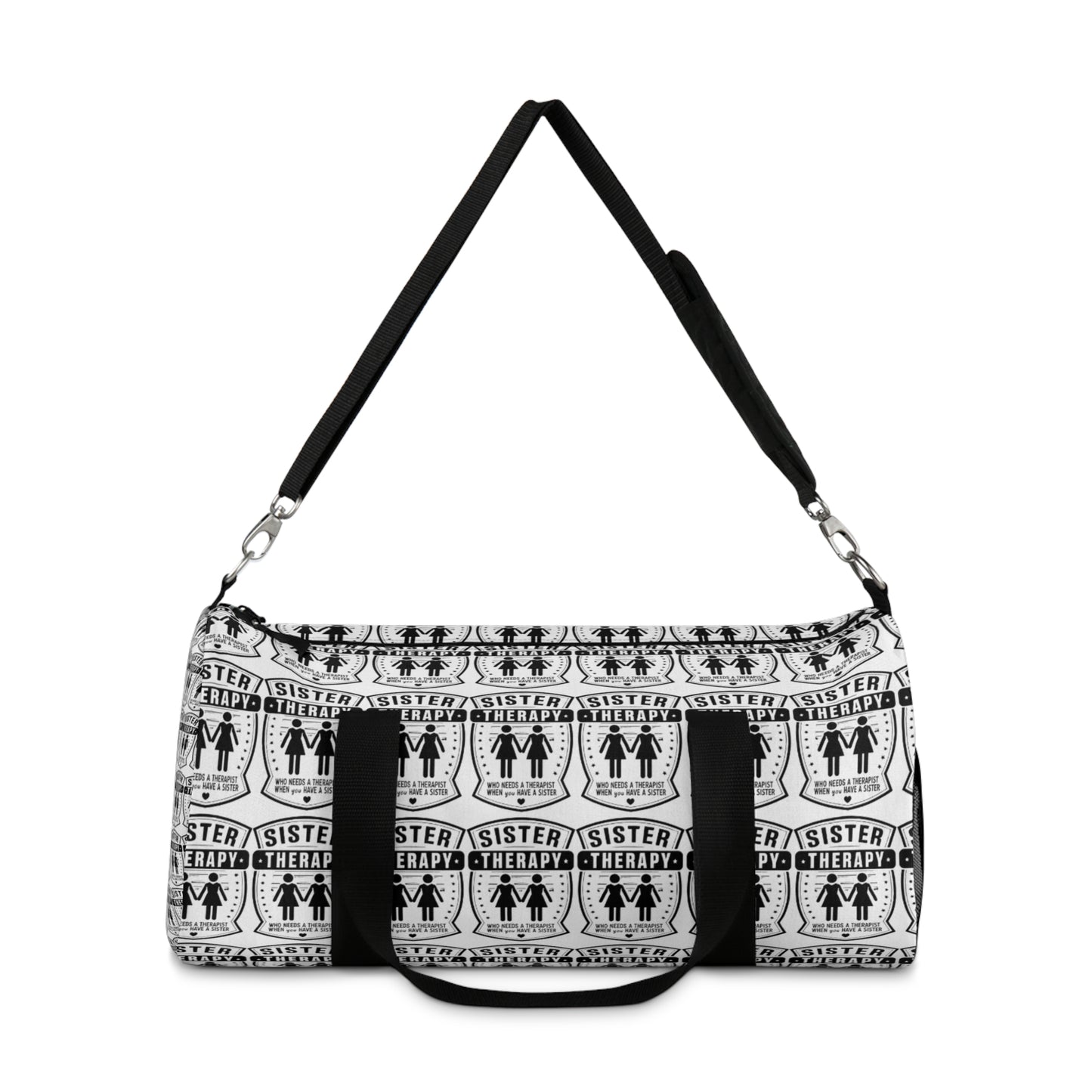 Sister Therapy Duffel Bag - Perfect for Workout, Travel, and Self-Care